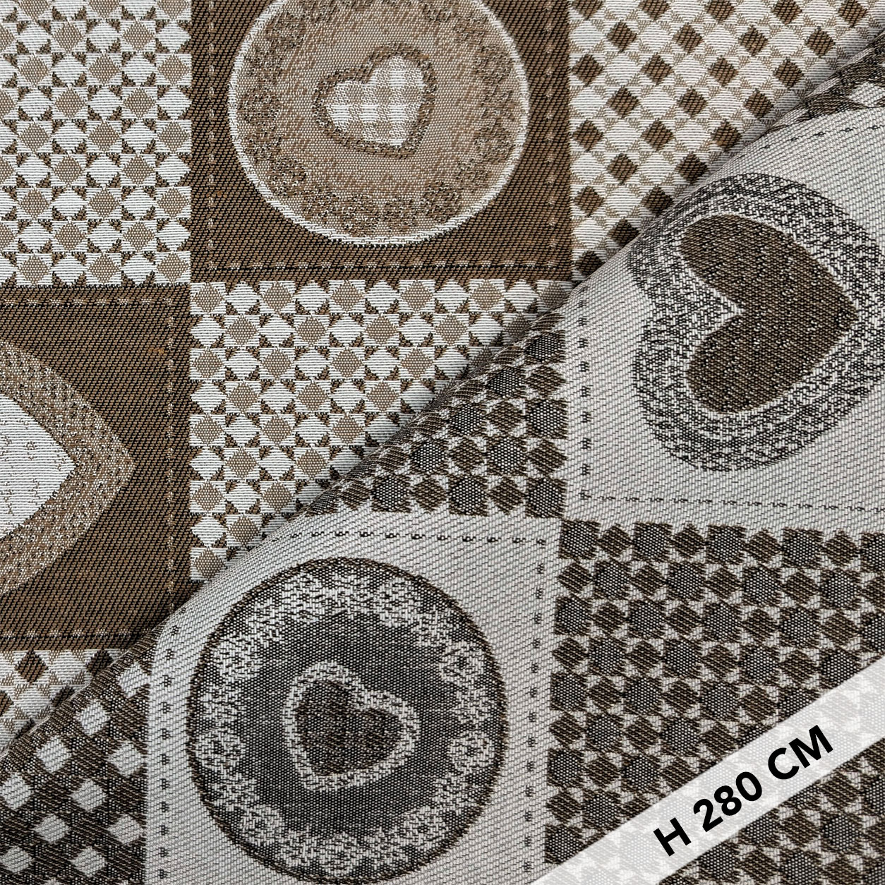 Jacquard Double Mattonelle Cuori Tirolesi Image