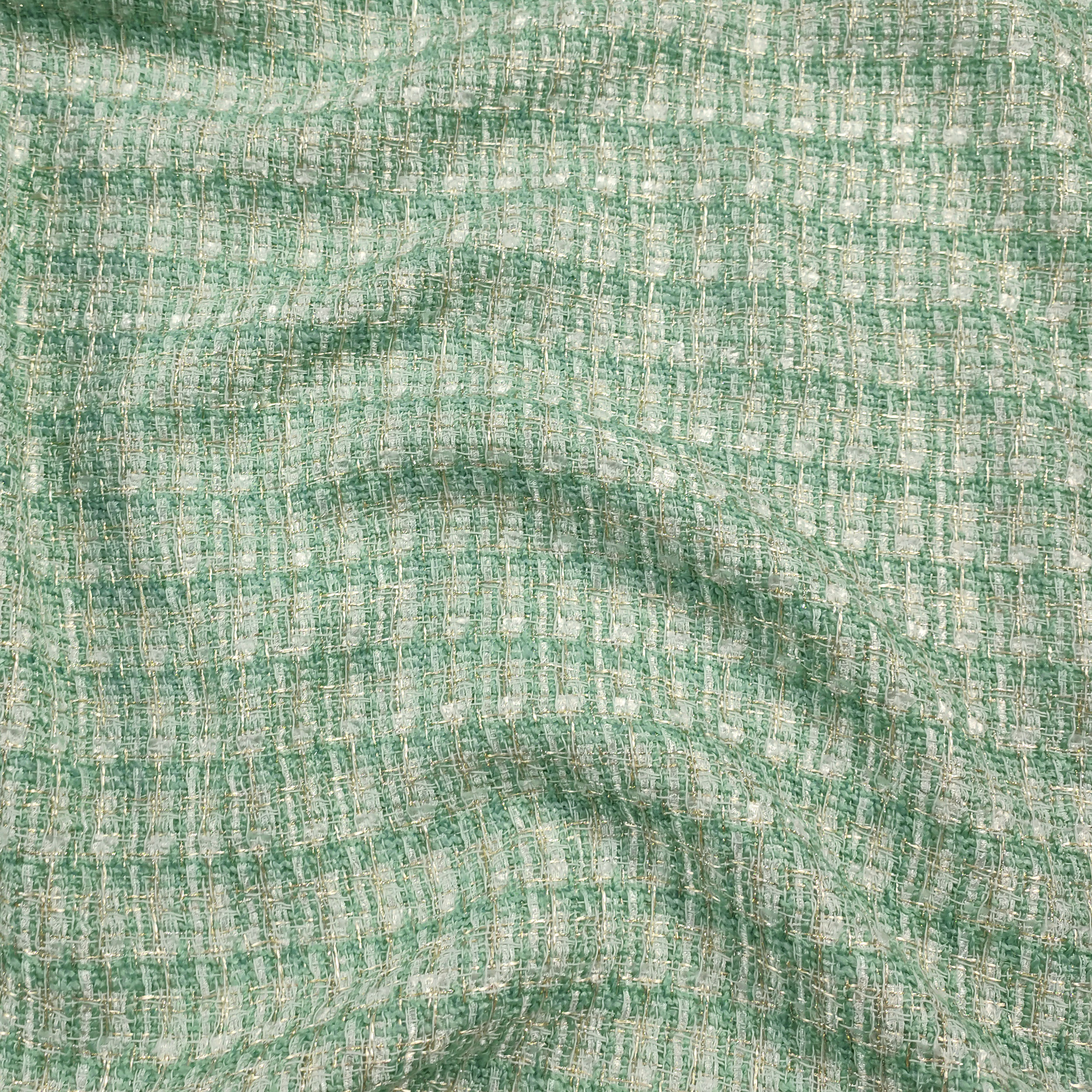 Tweed Verde Menta Lurex Image