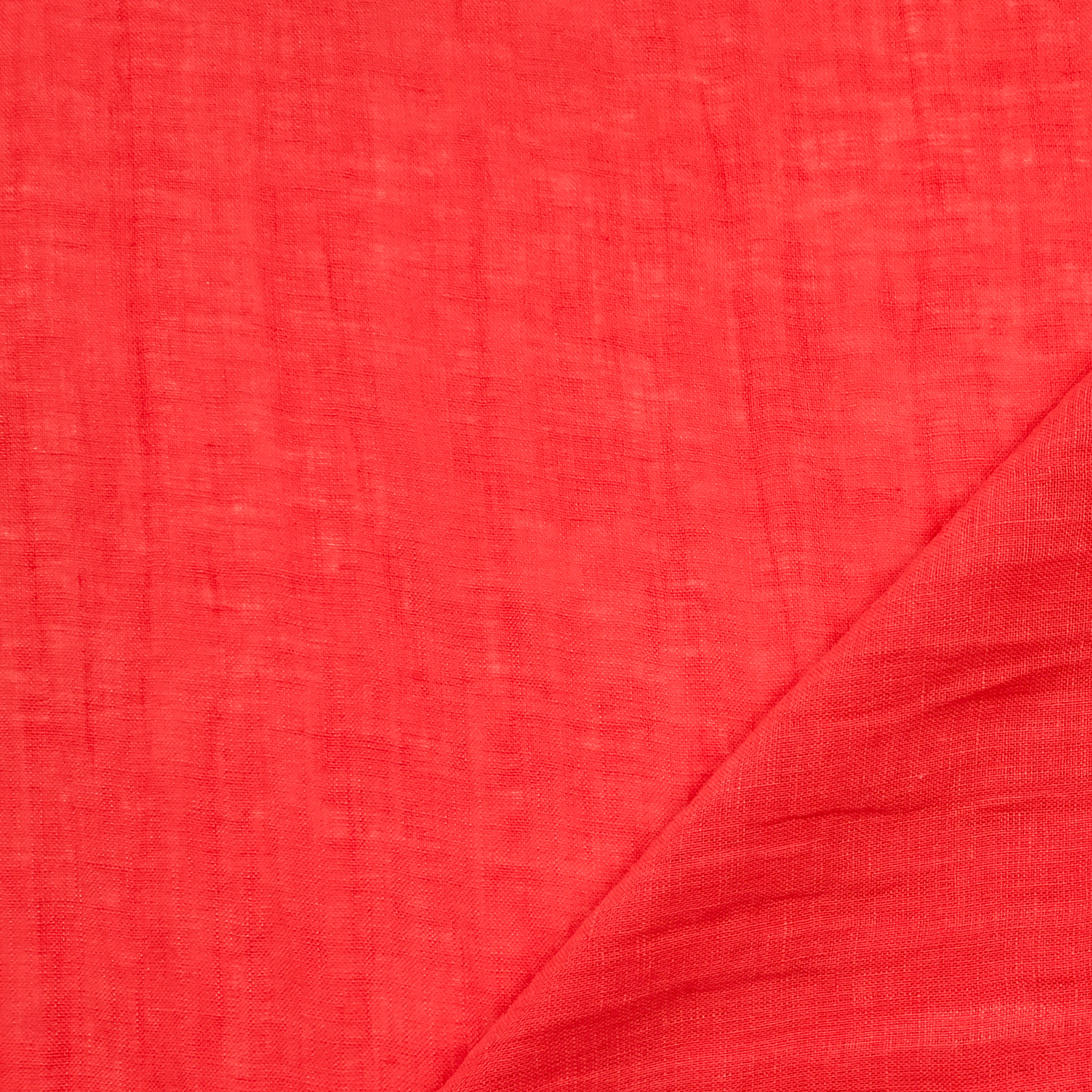 tessuto per camicia in lino arancione