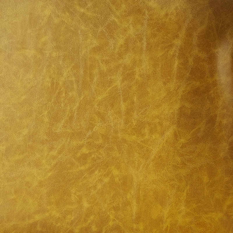 Pelle pu vintage giallo