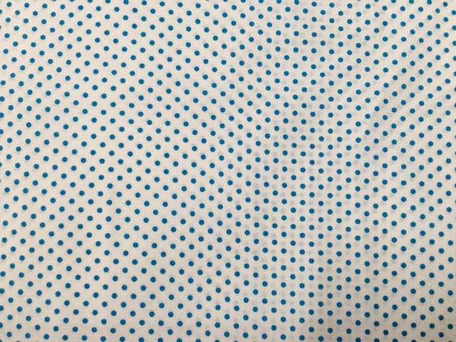 Tessuto cotone bianco poi turchesi 1