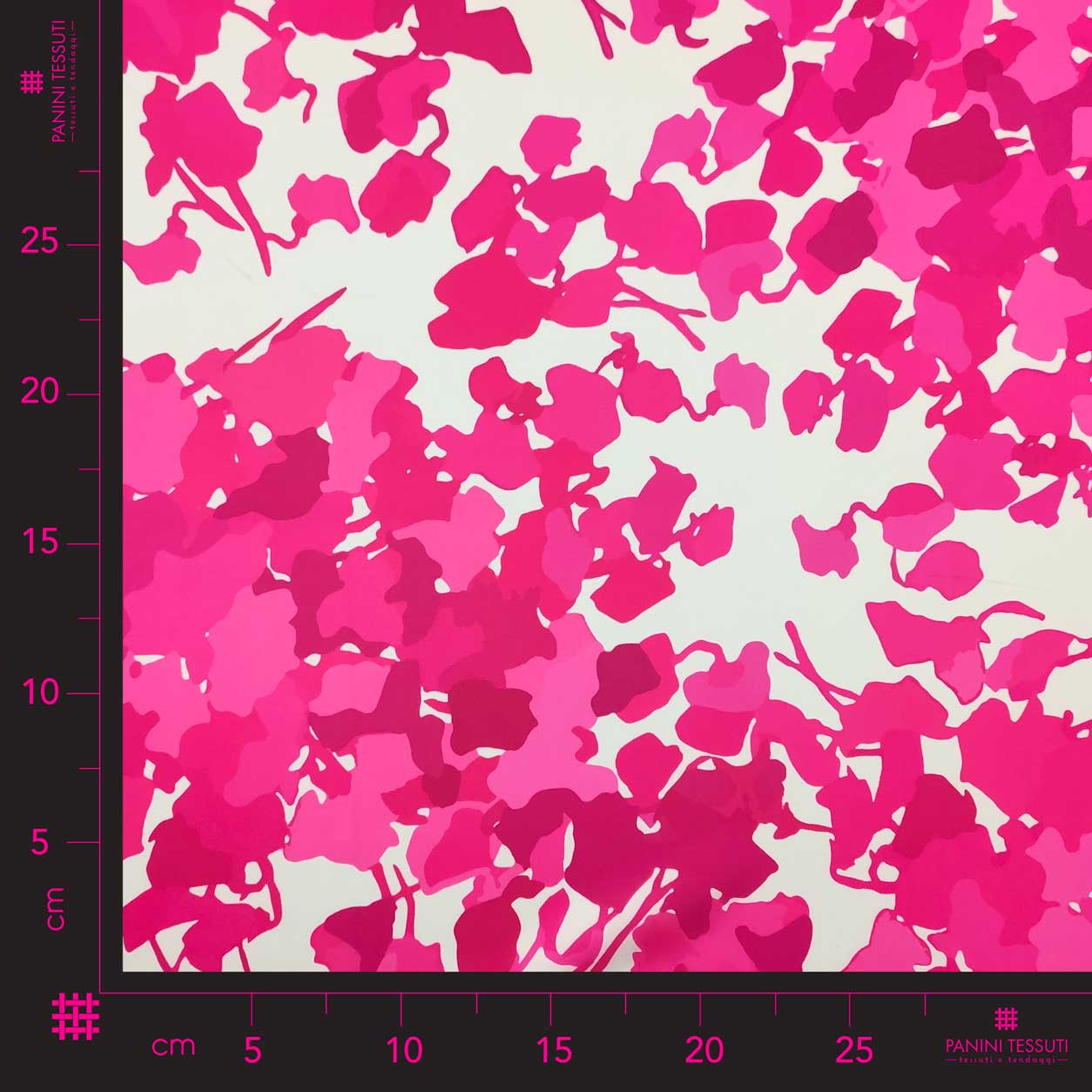Rasetto alta moda setato fiori astratti magenta
