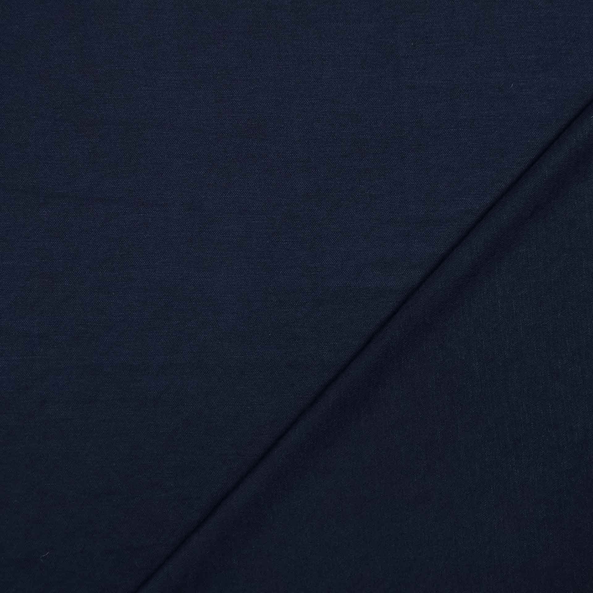 Tessuto jersey di viscosa linen blu
