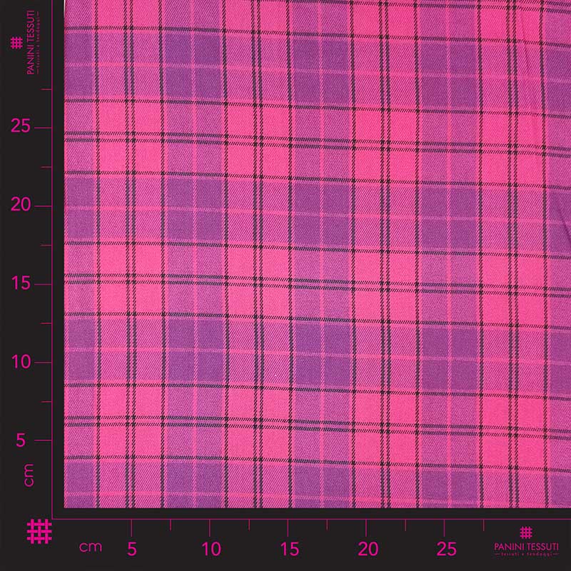 tessuto-scozzese-fuxia-e-viola