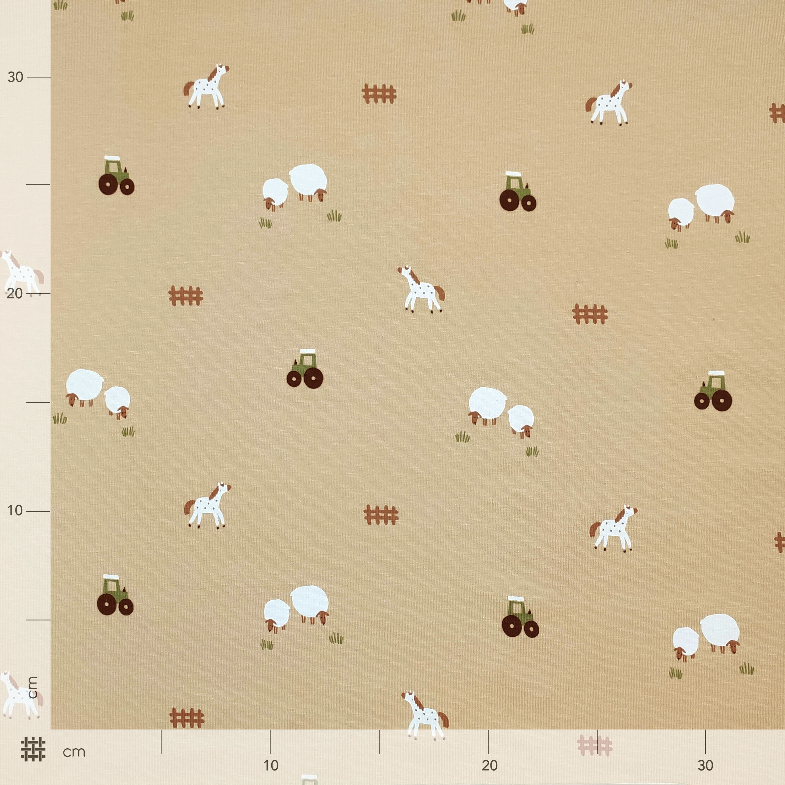 Maglina Cotone Fattoria Sfondo Beige