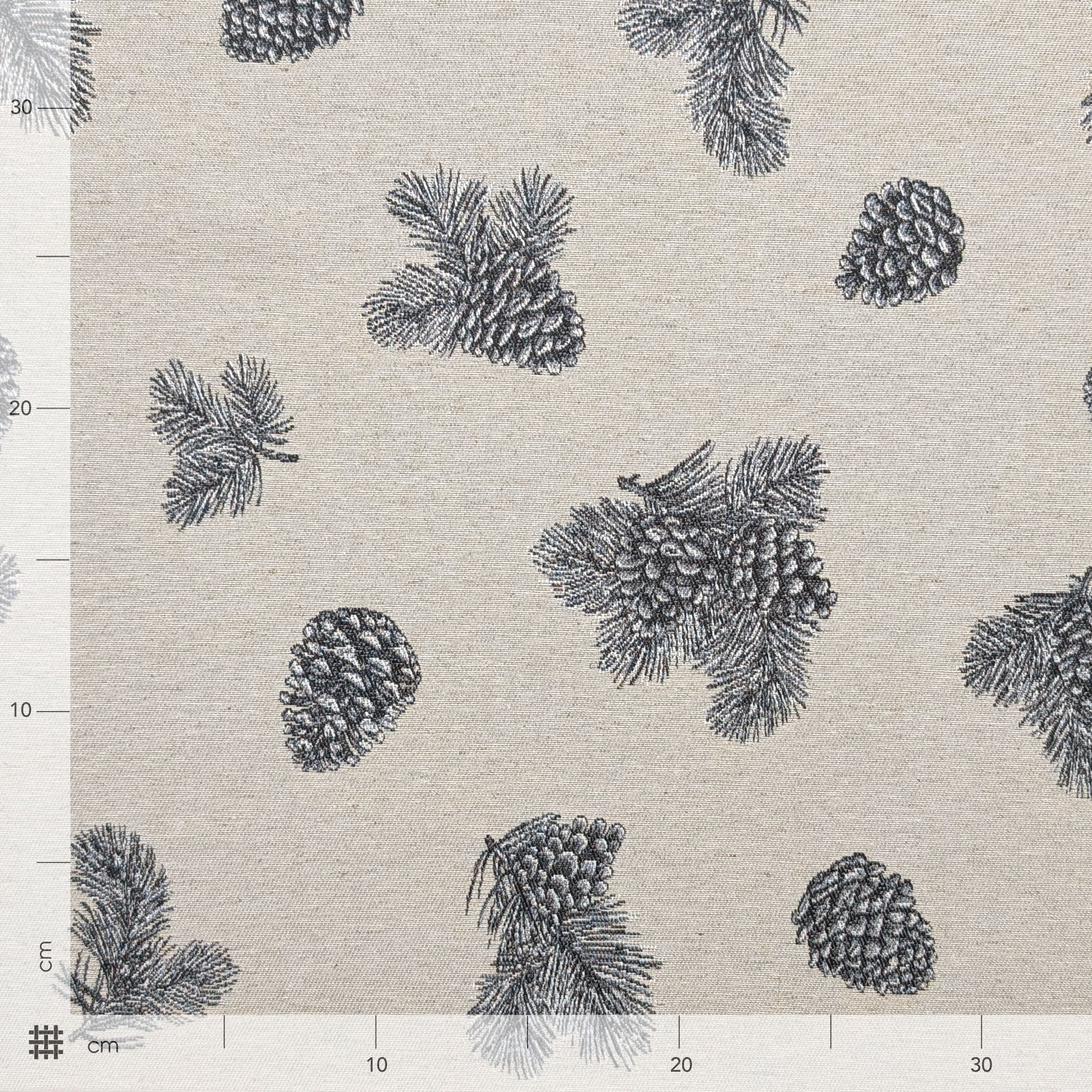 Jacquard con Pigne e Aghi di Pino Image