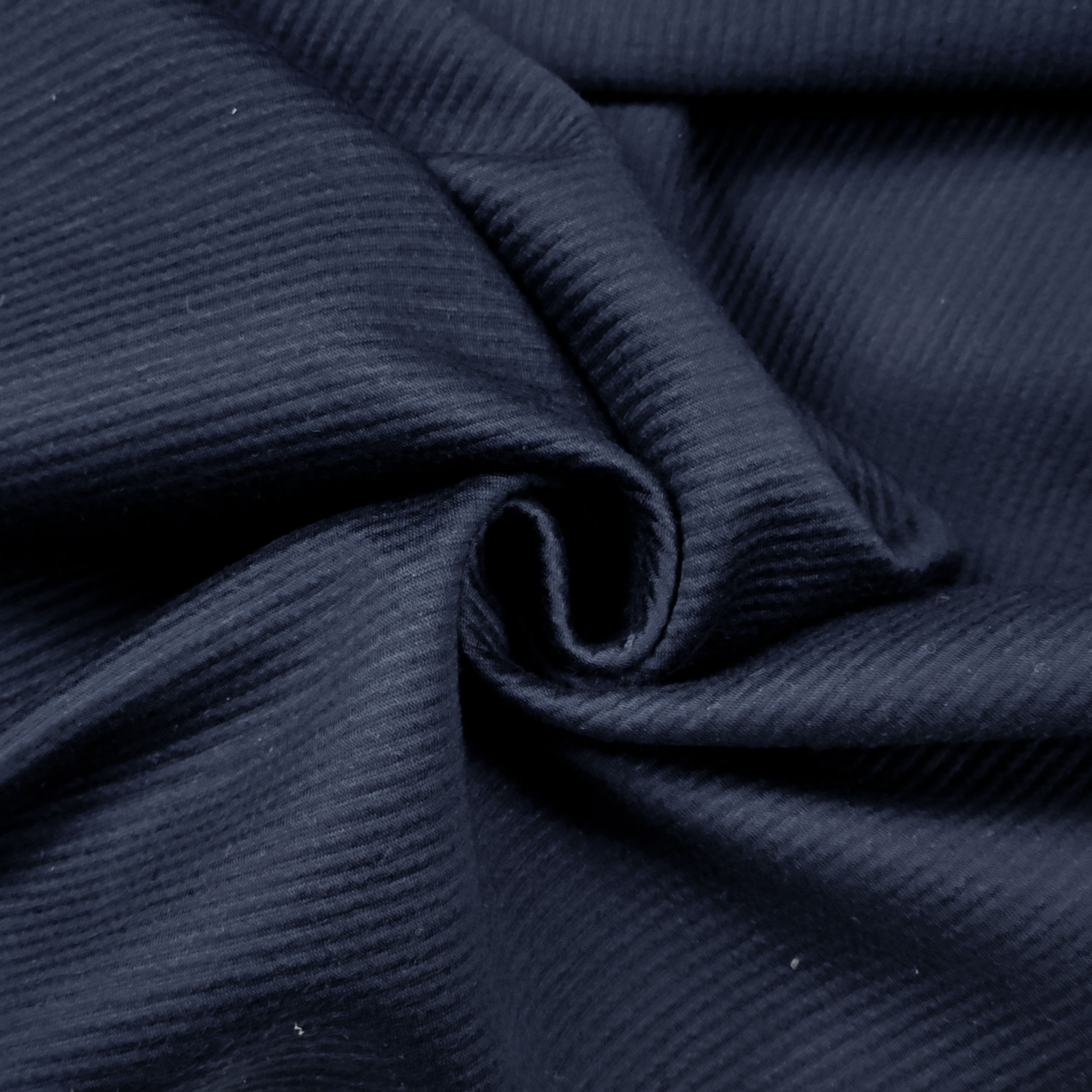 Neoprene Double Punto Maglia Lana Verdone e Blu