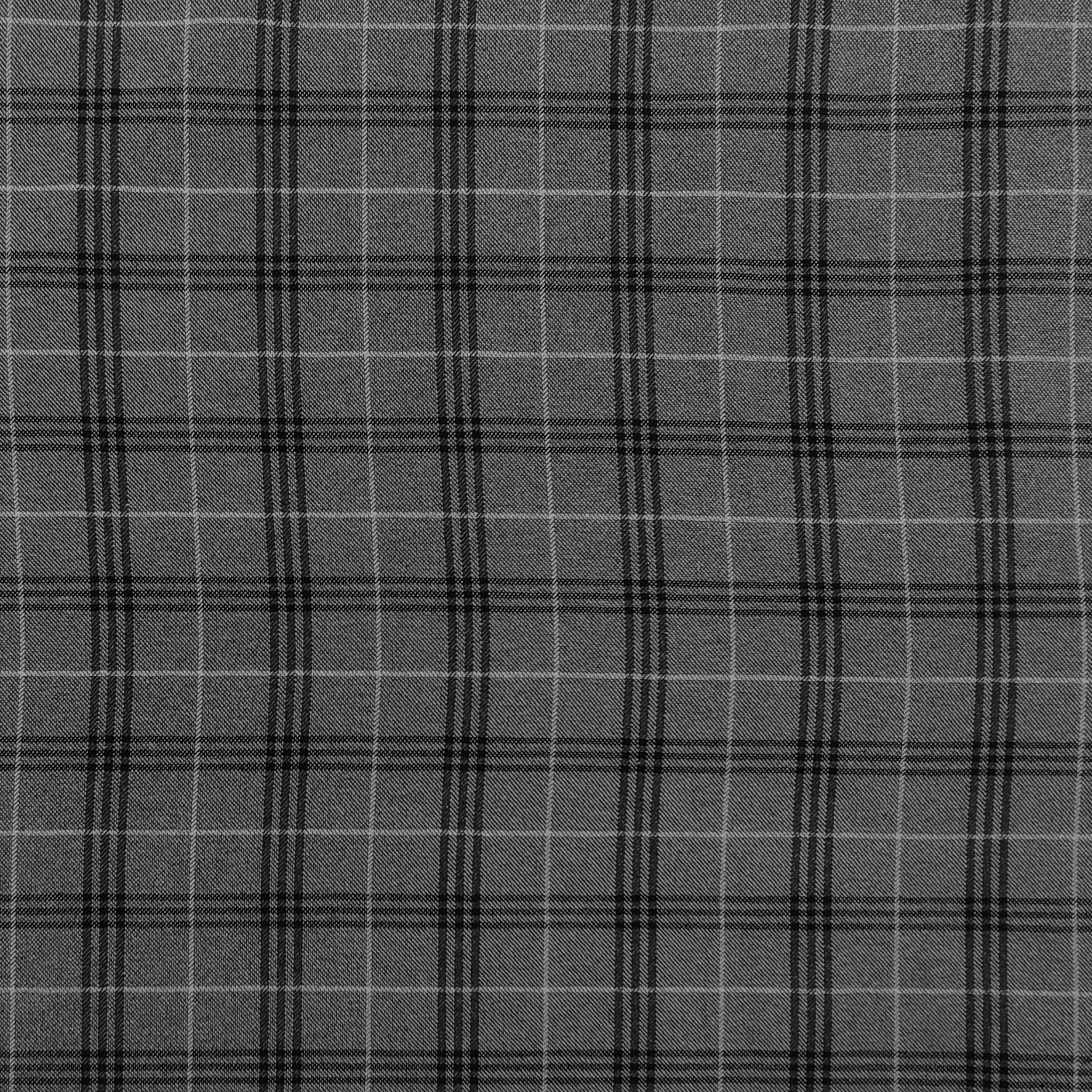 Misto Cotone Tartan Sfondo Grigio