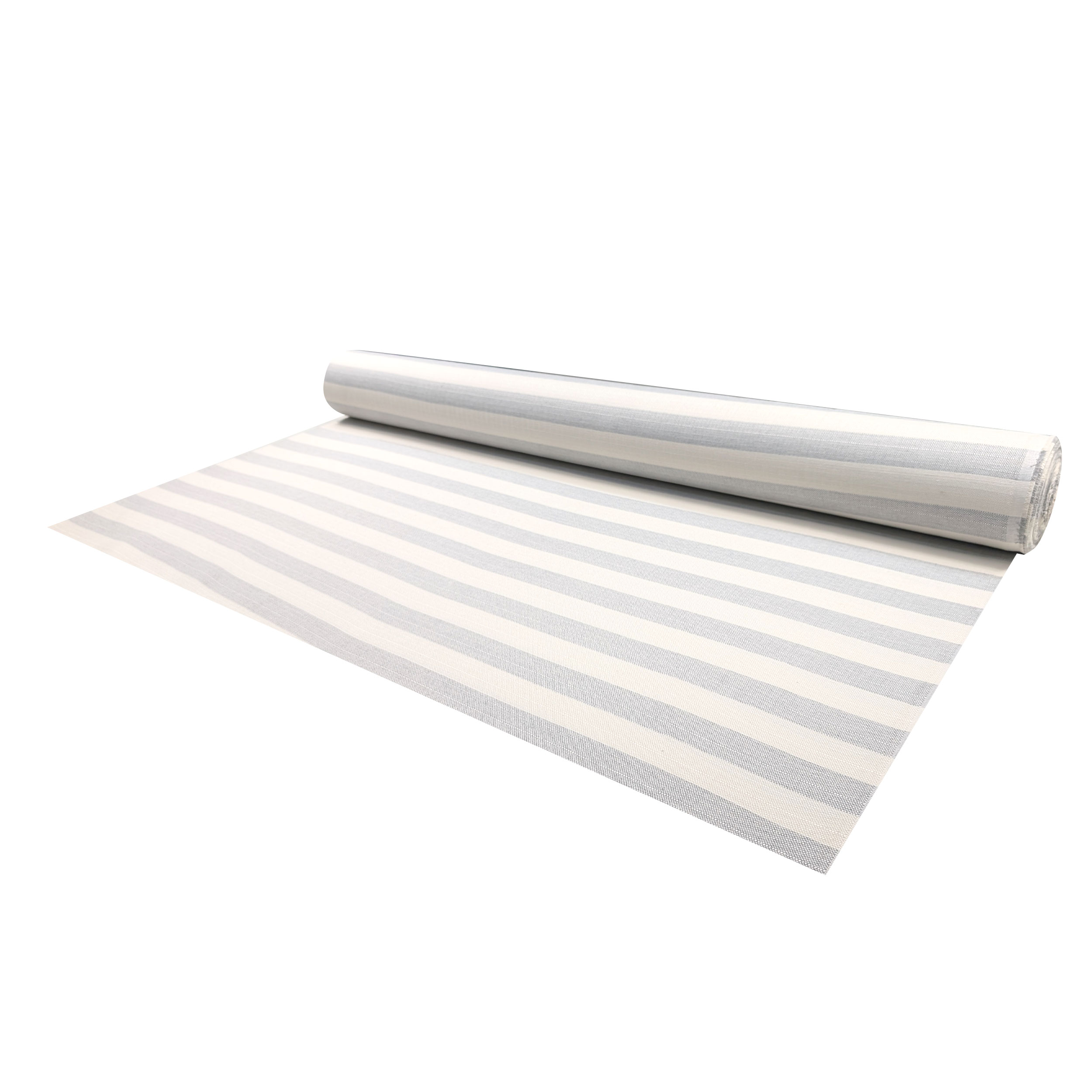 Tessuto Jacquard a Righe Grigie Image