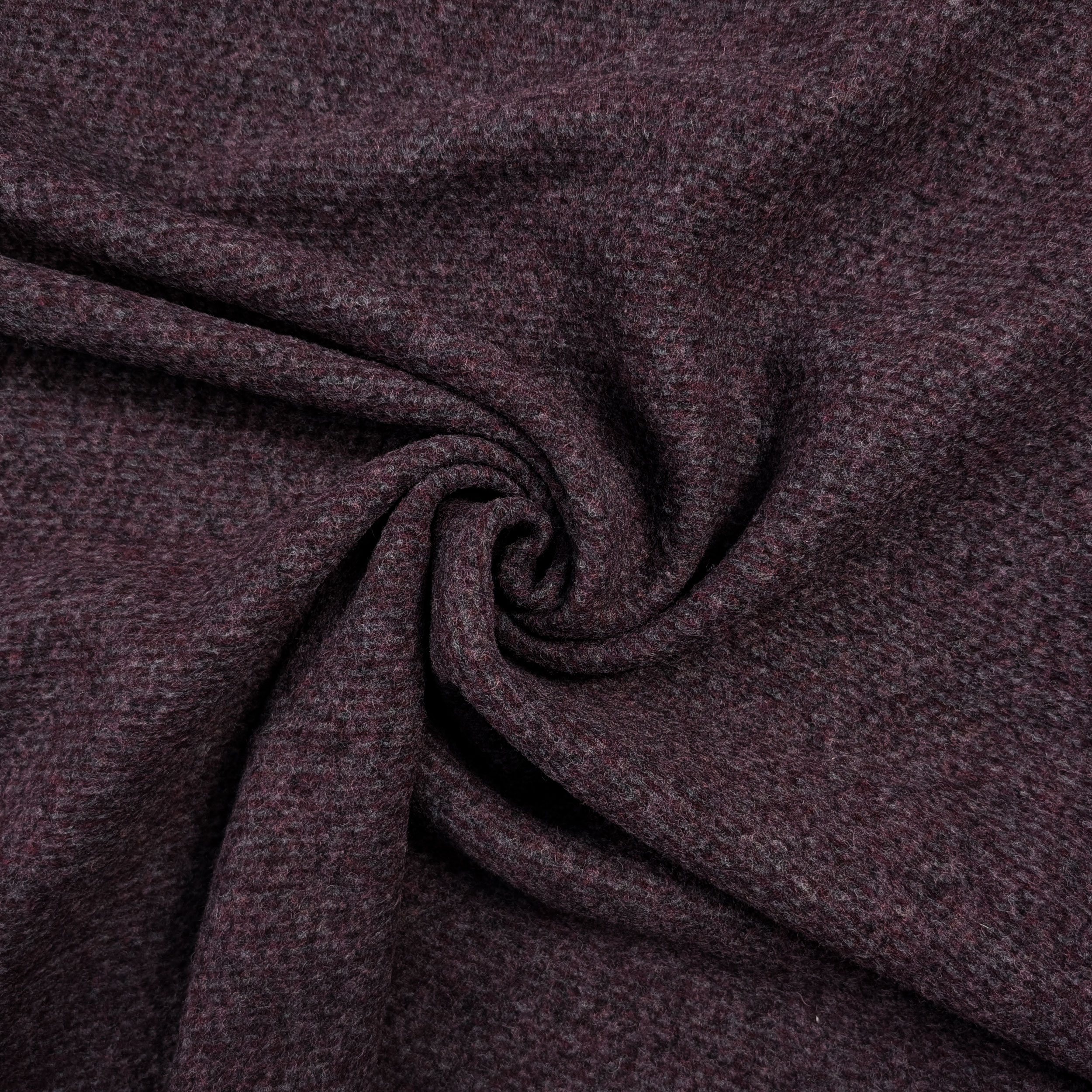 Lana Cotta Melange Prugna Grigio Image