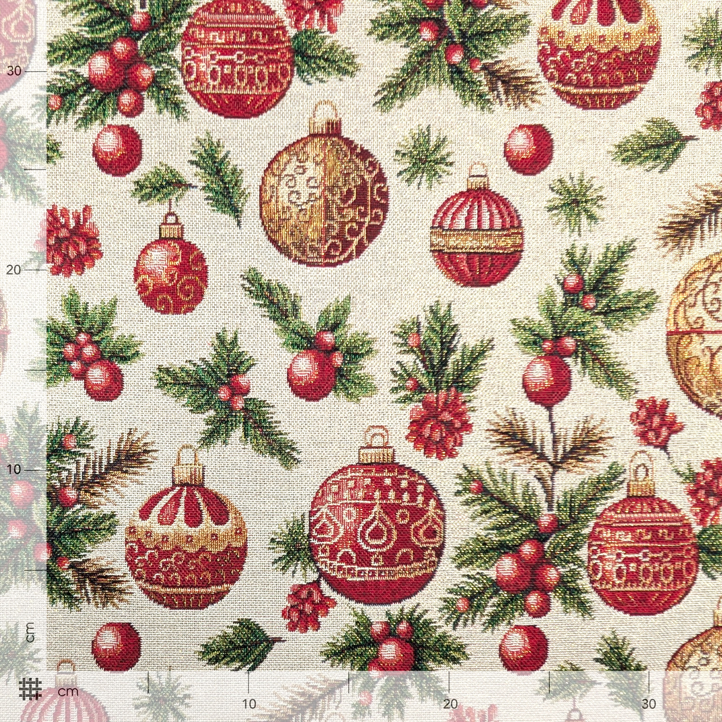 Gobelin Palline di Natale Lurex Image