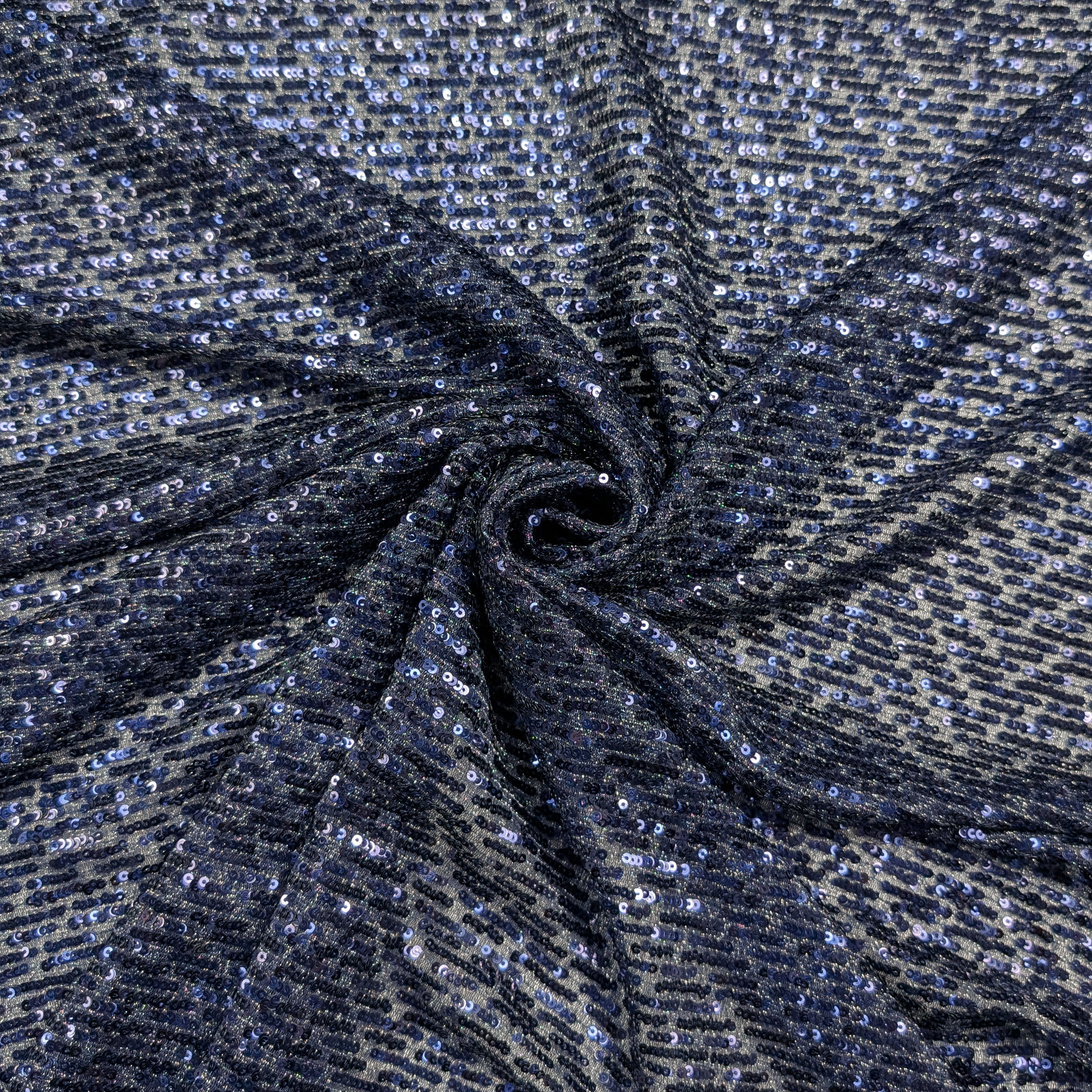 Paillettes a Cascata Morbida Blu Image