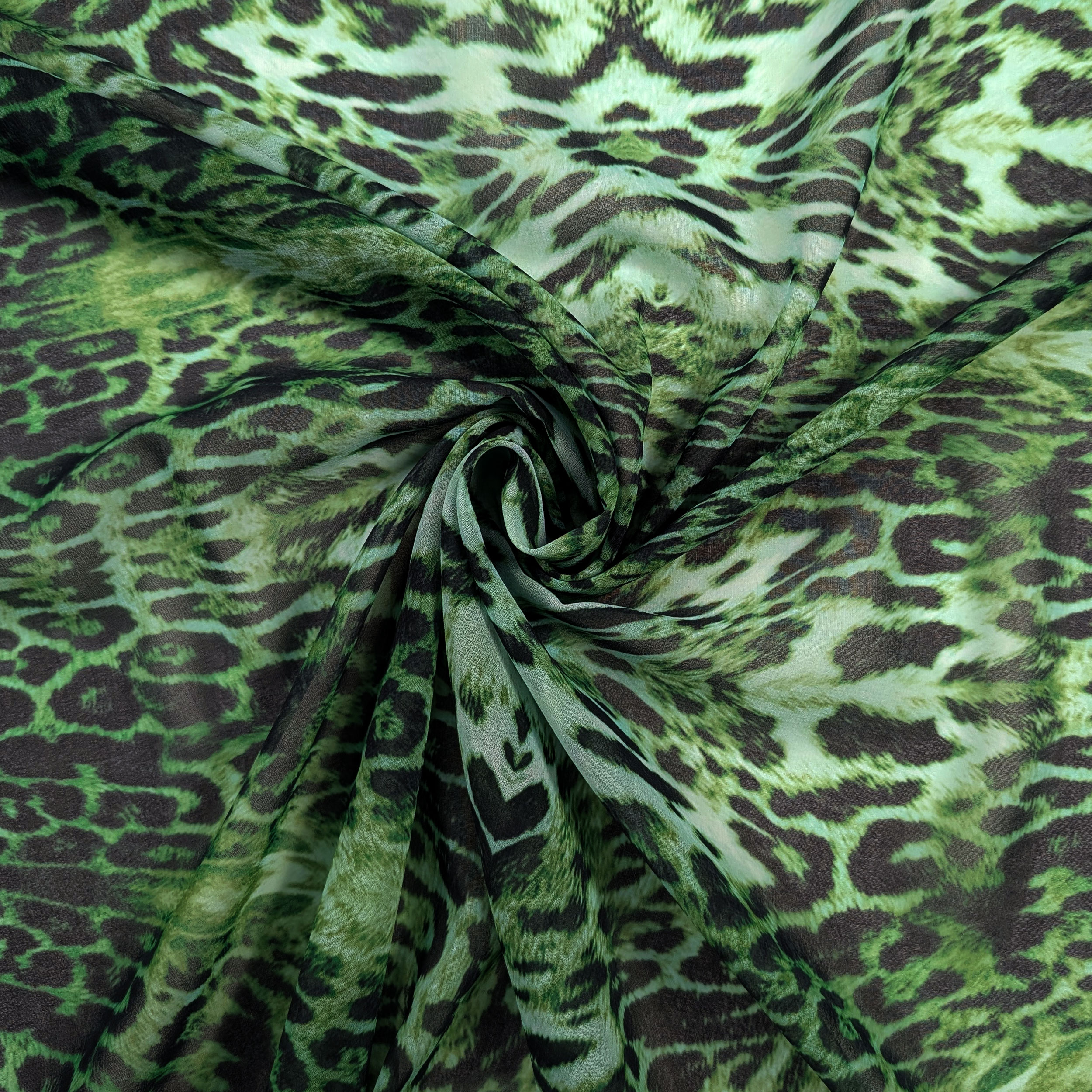 Chiffon Fantasia Maculata Verde Image