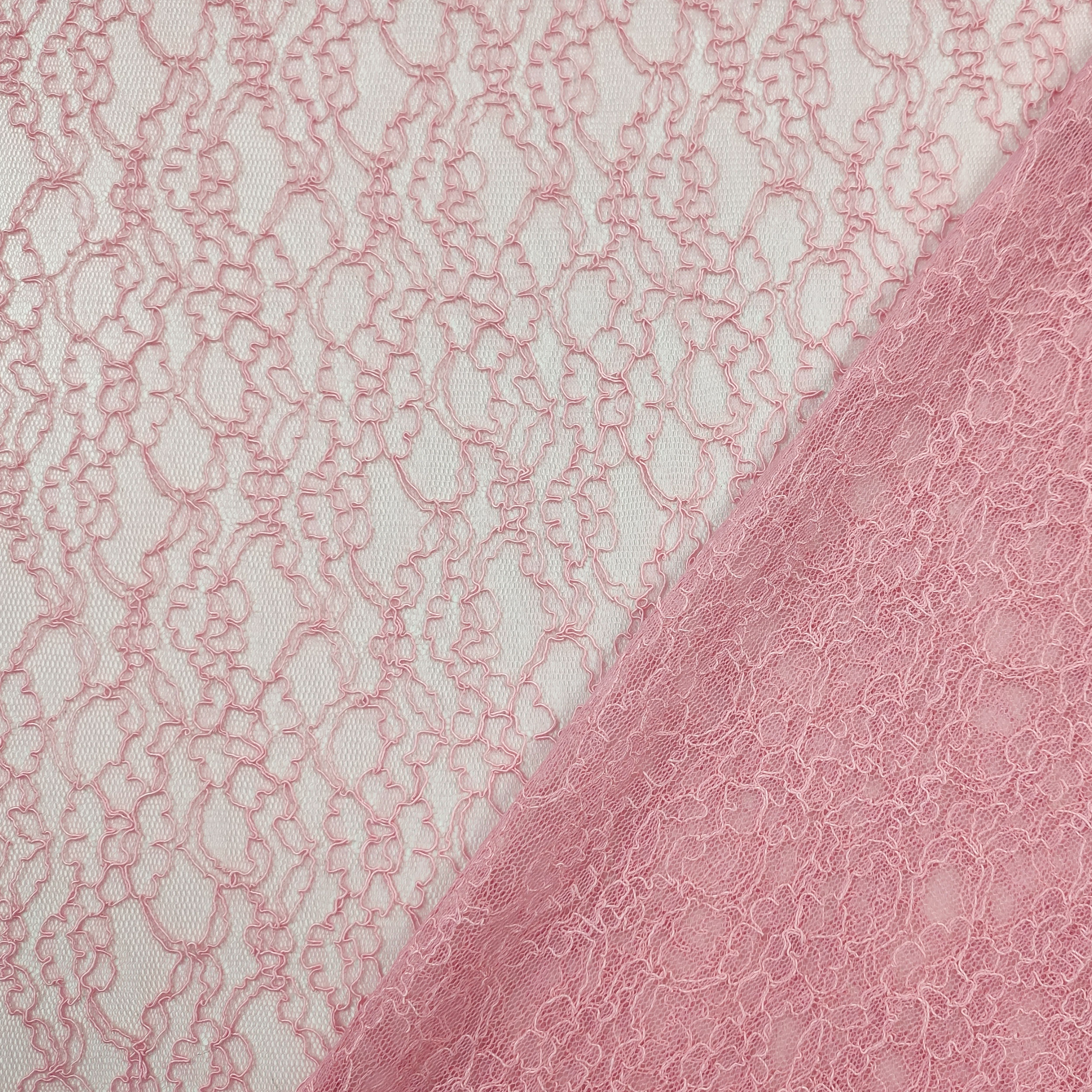 Pizzo Elasticizzato Rosa Image