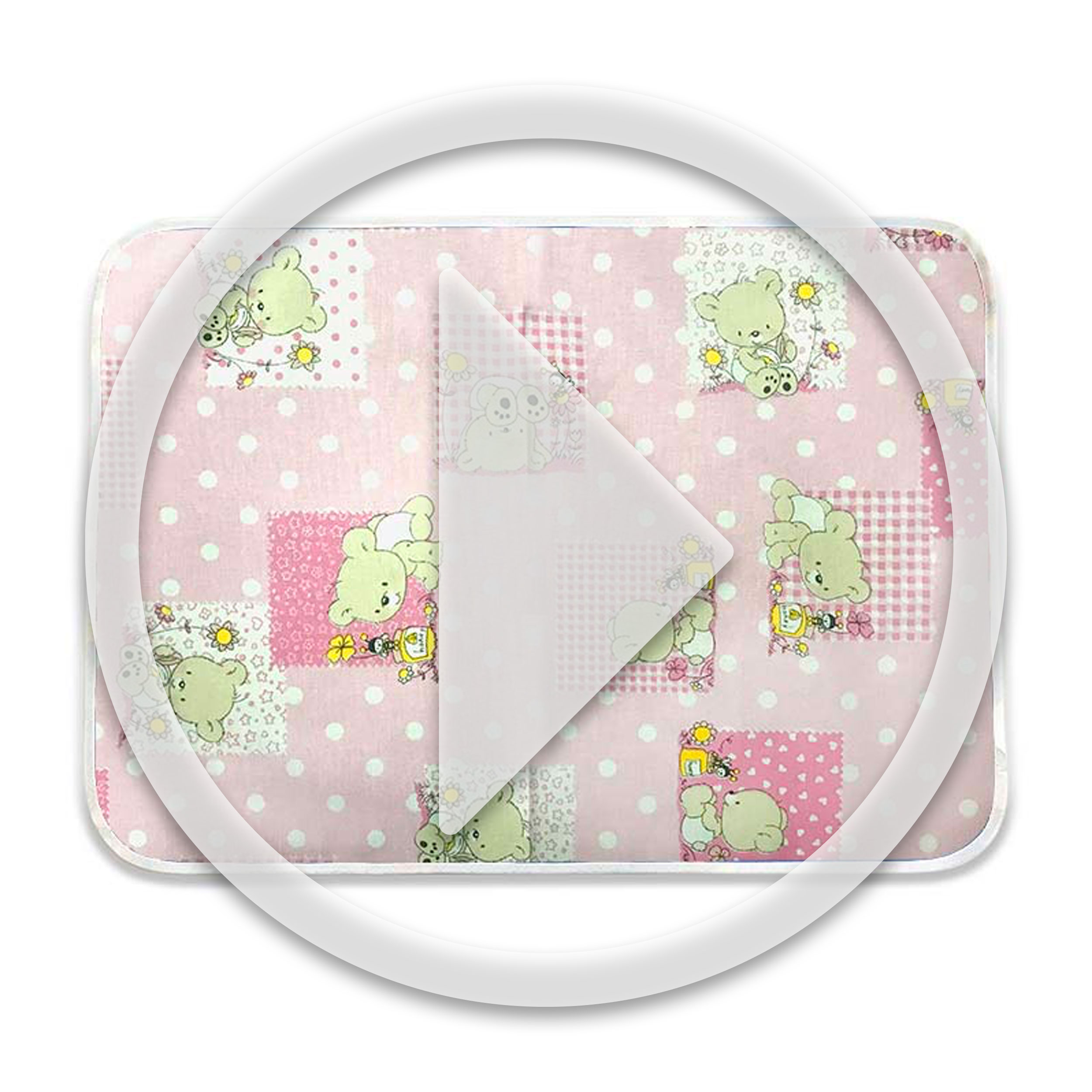 Tovaglietta Orsetti e Api Rosa Image