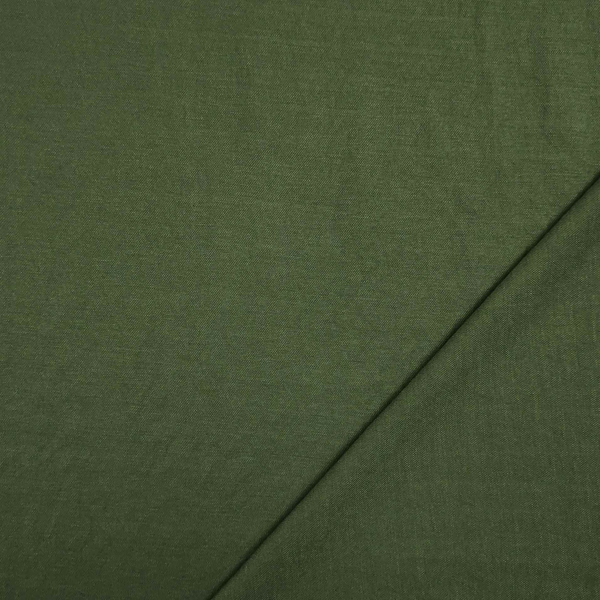 tessuto jersey di viscosa linen verde militare