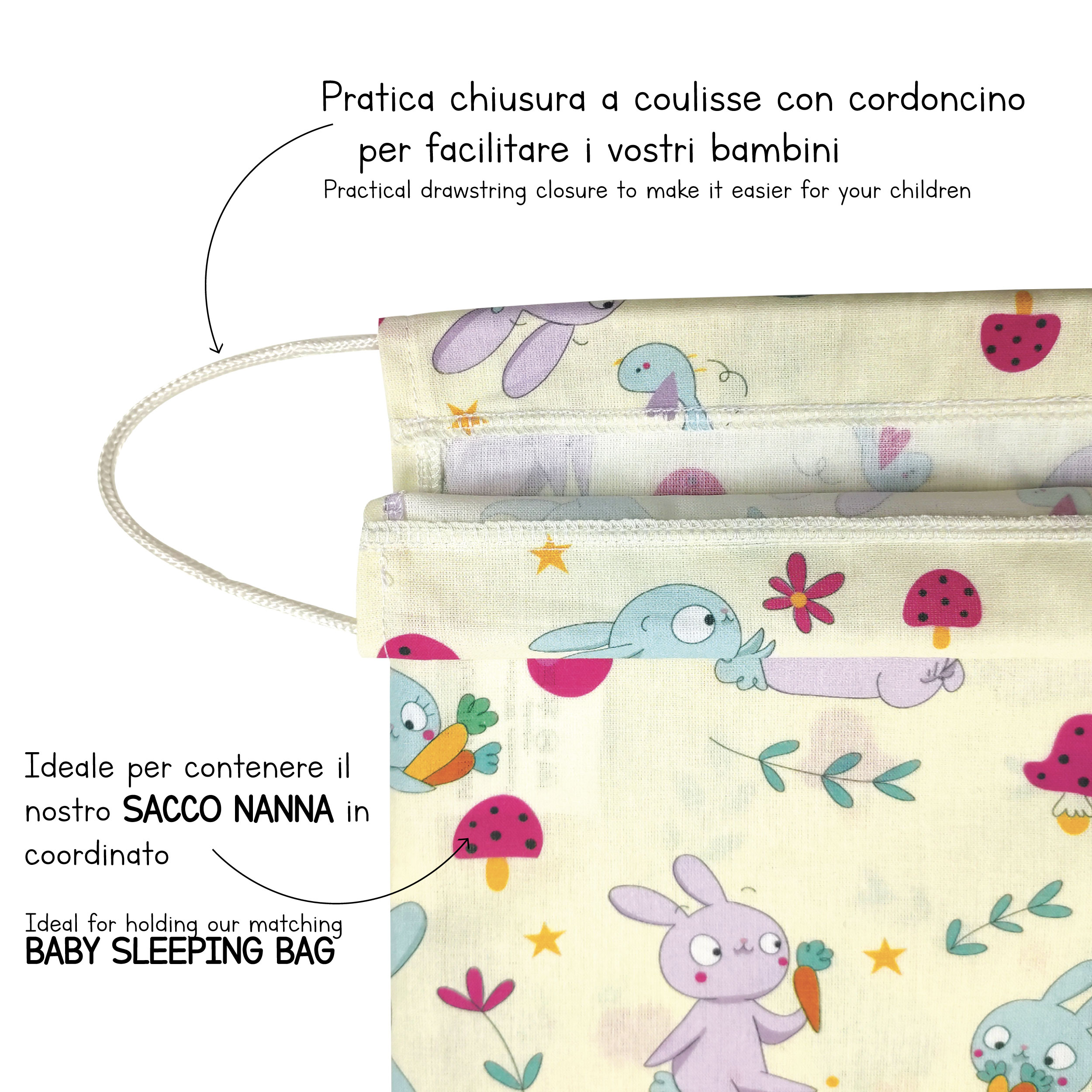 Sacchetto Asilo Coniglietti Image