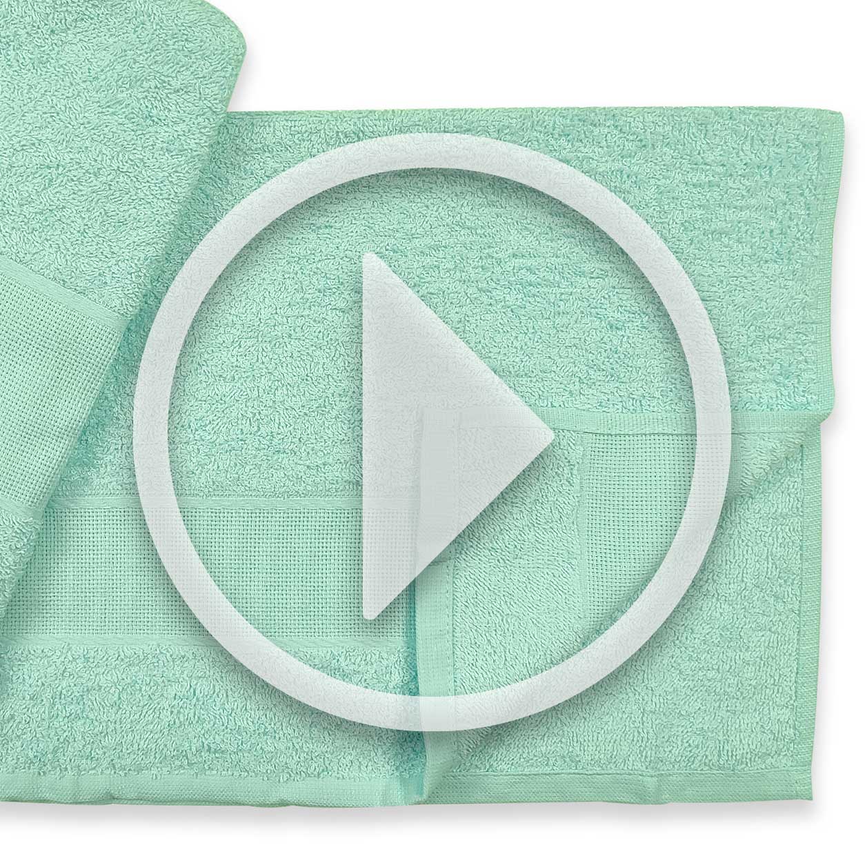 coppiola-di-asciugamani-verde-video