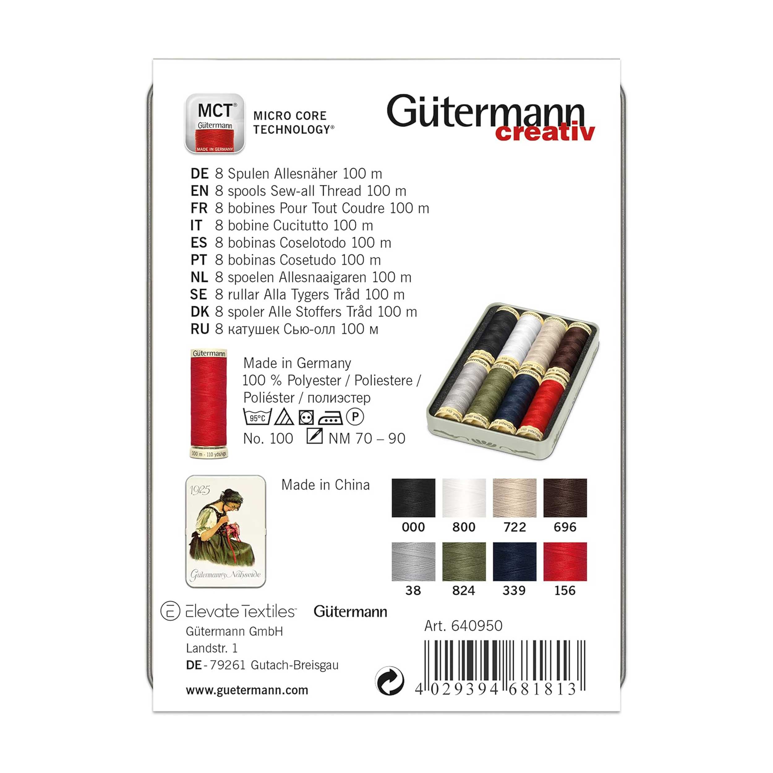 Gutermann Box Nostalgia 1925 Cucitutto 100 m Image
