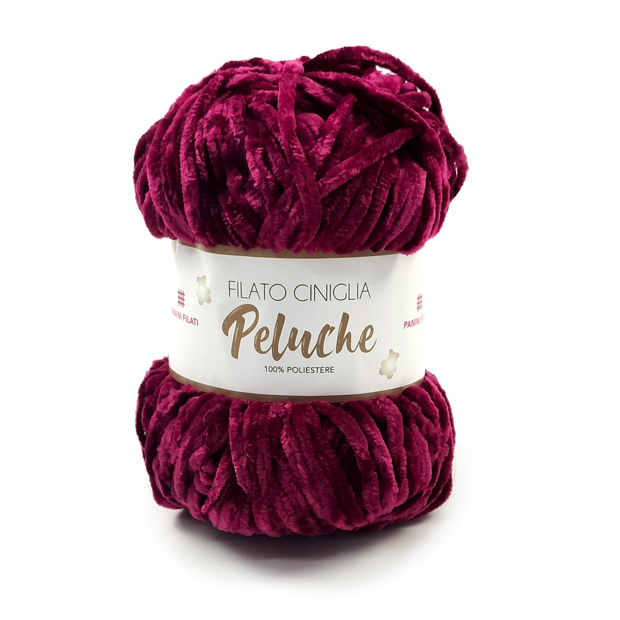 gomitolo-di-filato-ciniglia-peluche-bordeaux