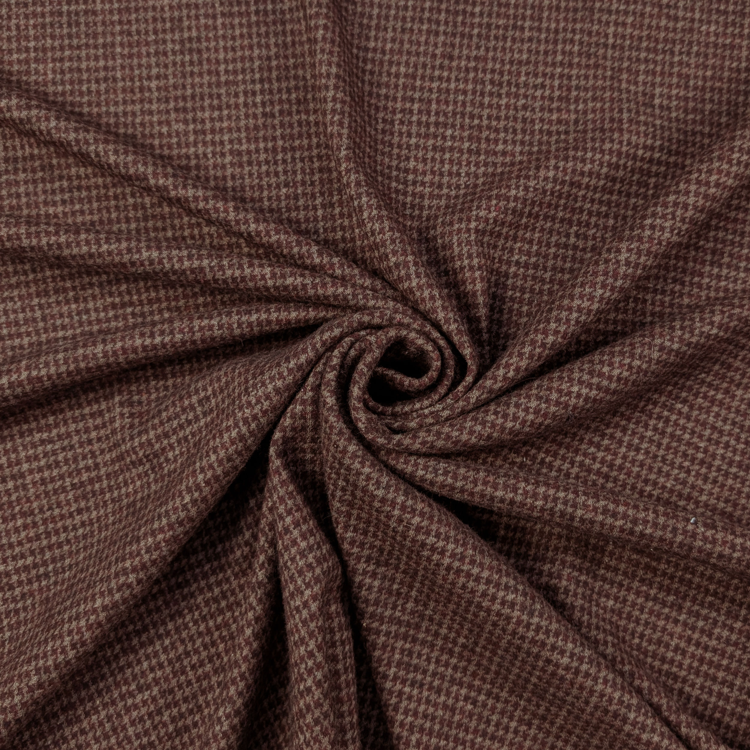 Punto Milano Mini Pied de Poule Bordeaux Image