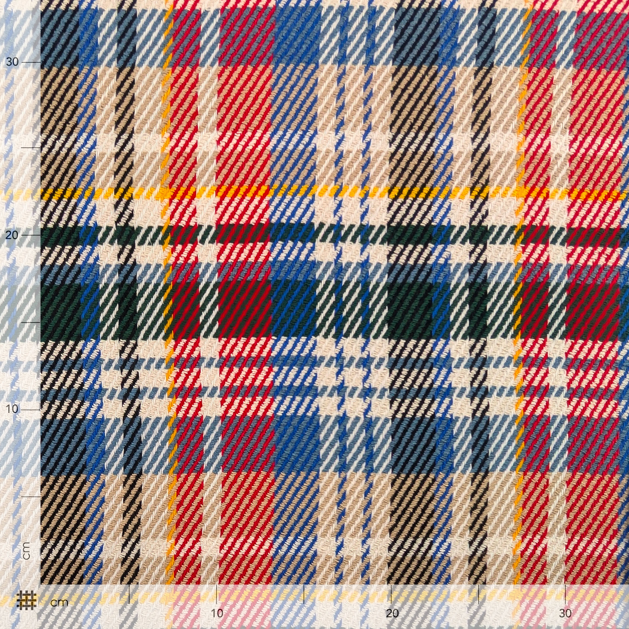 Jacquard Tartan Righe Multicolor Image