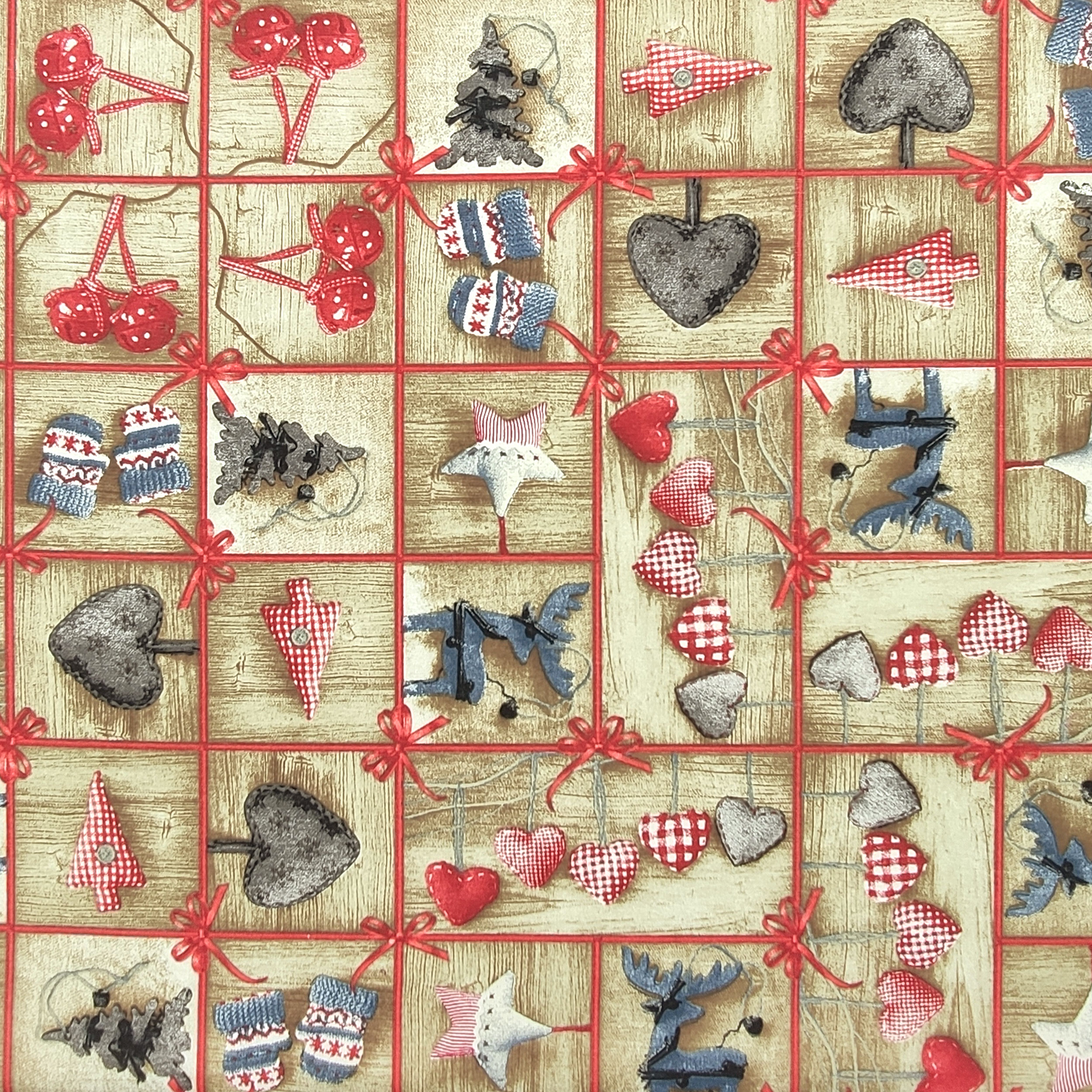 Tessuto Policotone Natalizio A Fantasia - 45 Pollici, Leggero, Perfetto Per Lavoretti E Decorazioni - Foto 11