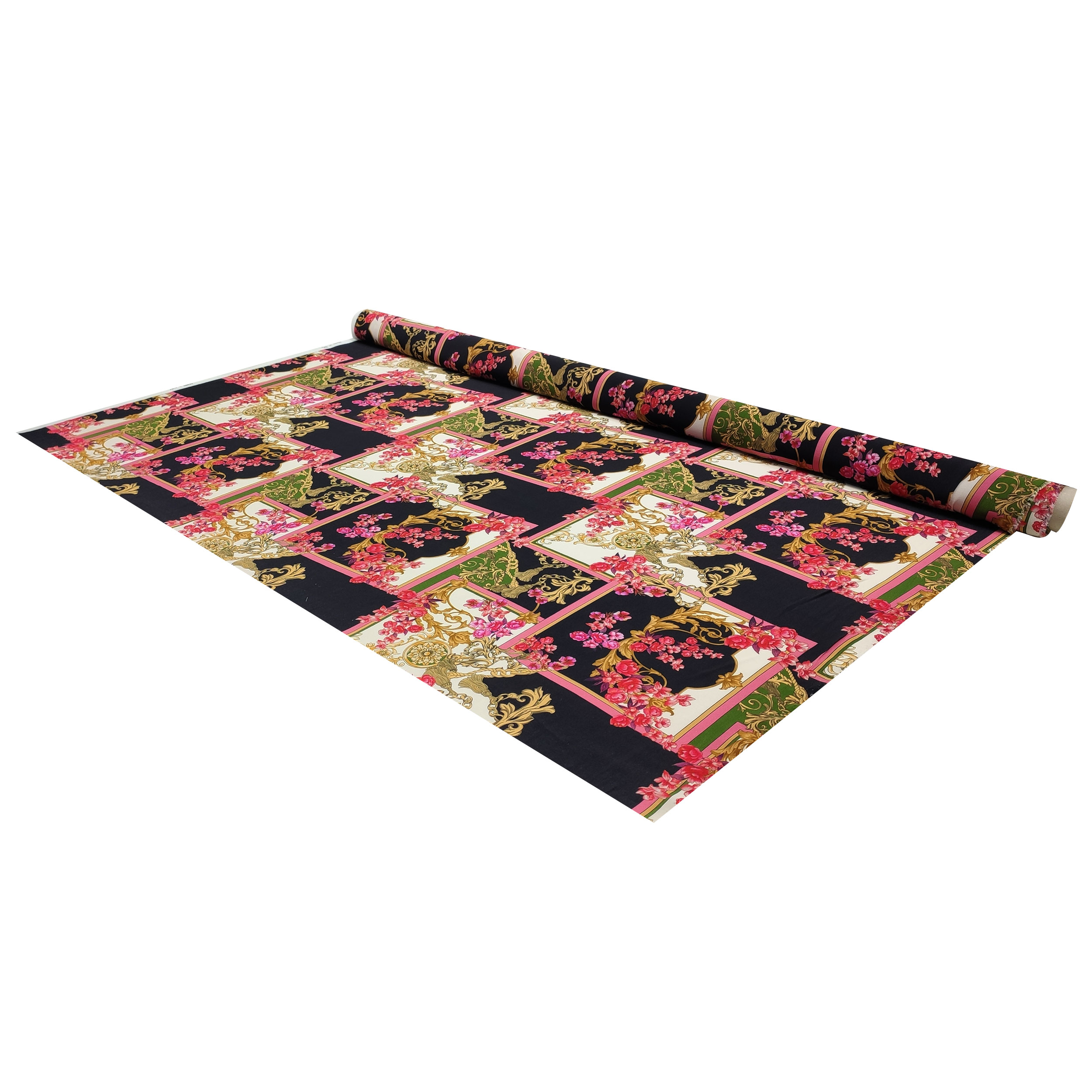 tessuto-online-di-viscosa-geometrie-e-fiori-rosa