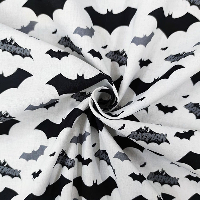 Tessuto di cotone per fodere batman bn