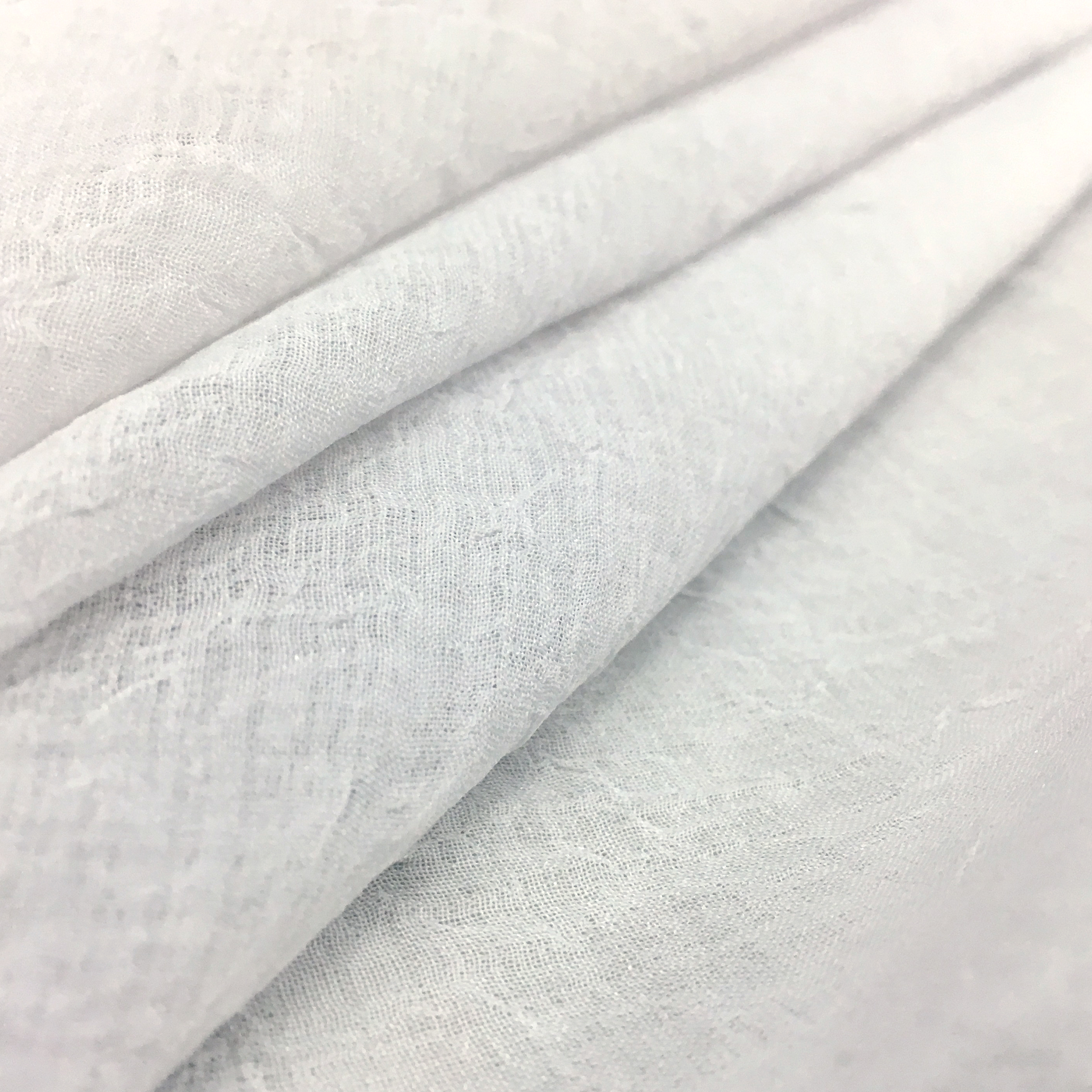 Tessuto Tenda Garza Stropicciata - Bianco 