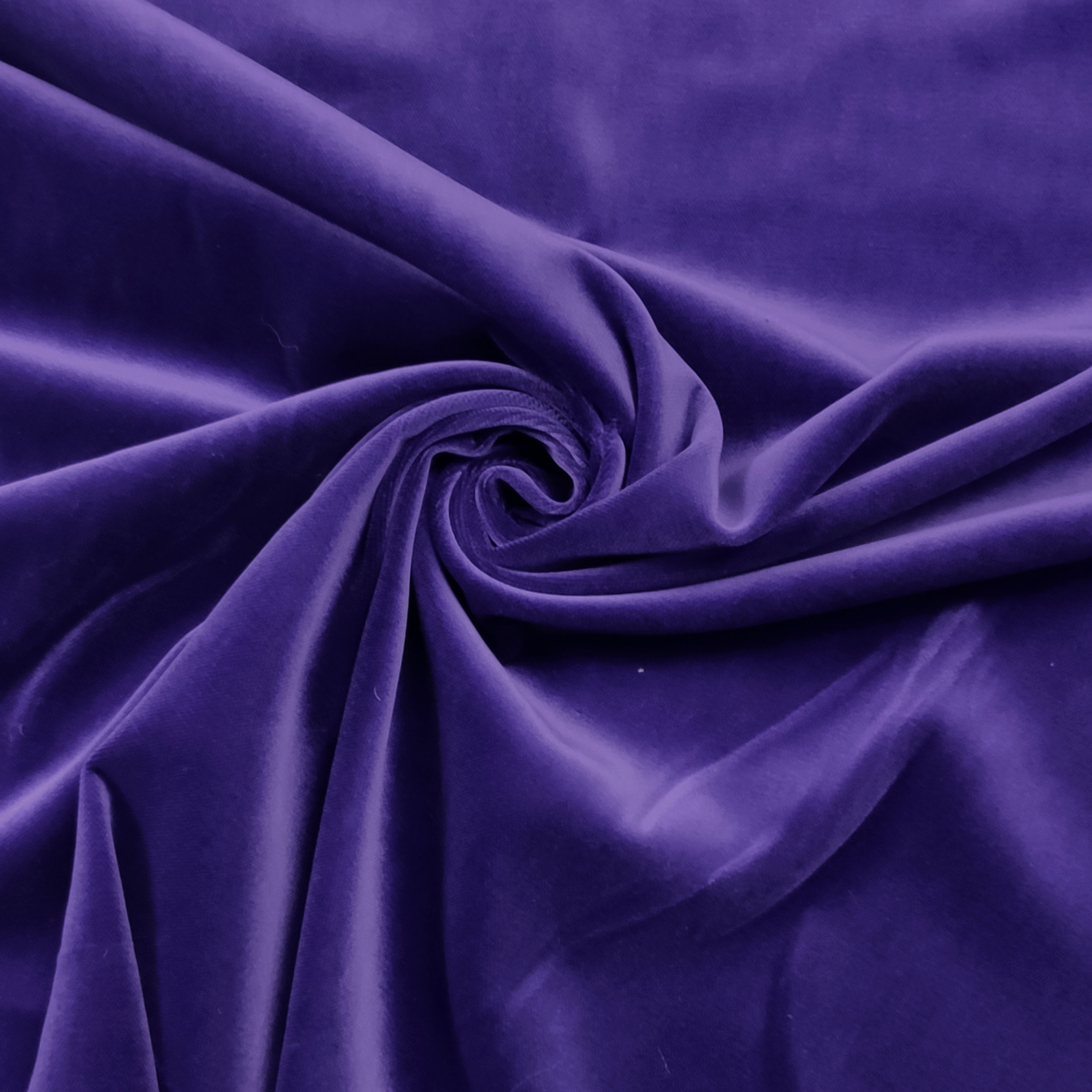 Velluto di Cotone Tinta Unita Viola