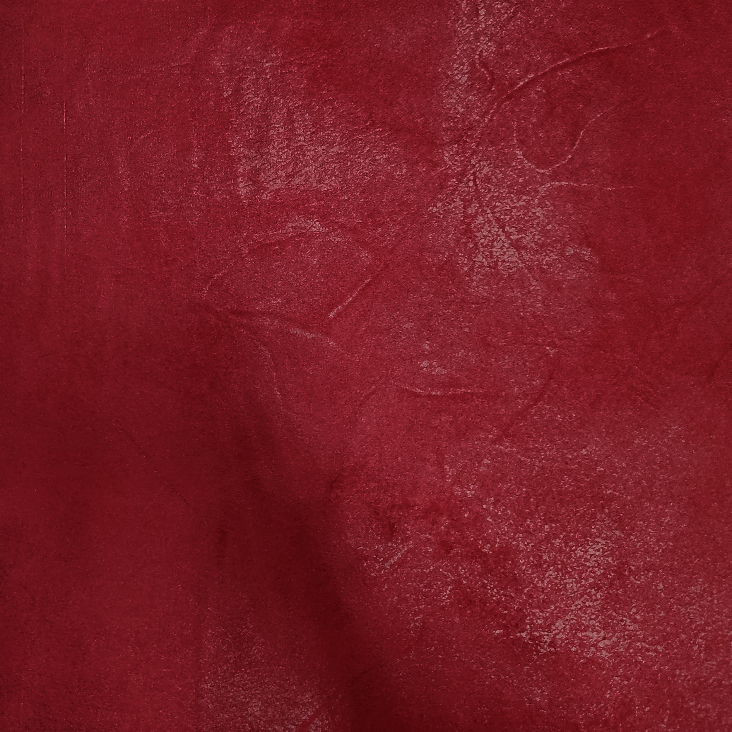  Tessuto Dainetto Effetto Spalmato Rosso
