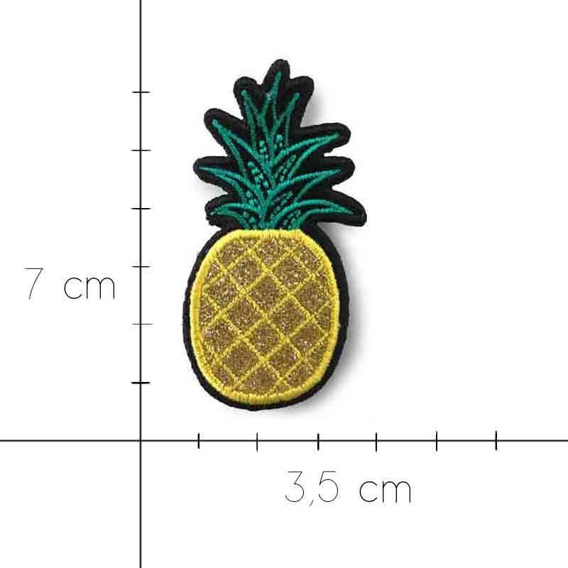 Set 3 Strofinacci in spugna jacquard - Ananas