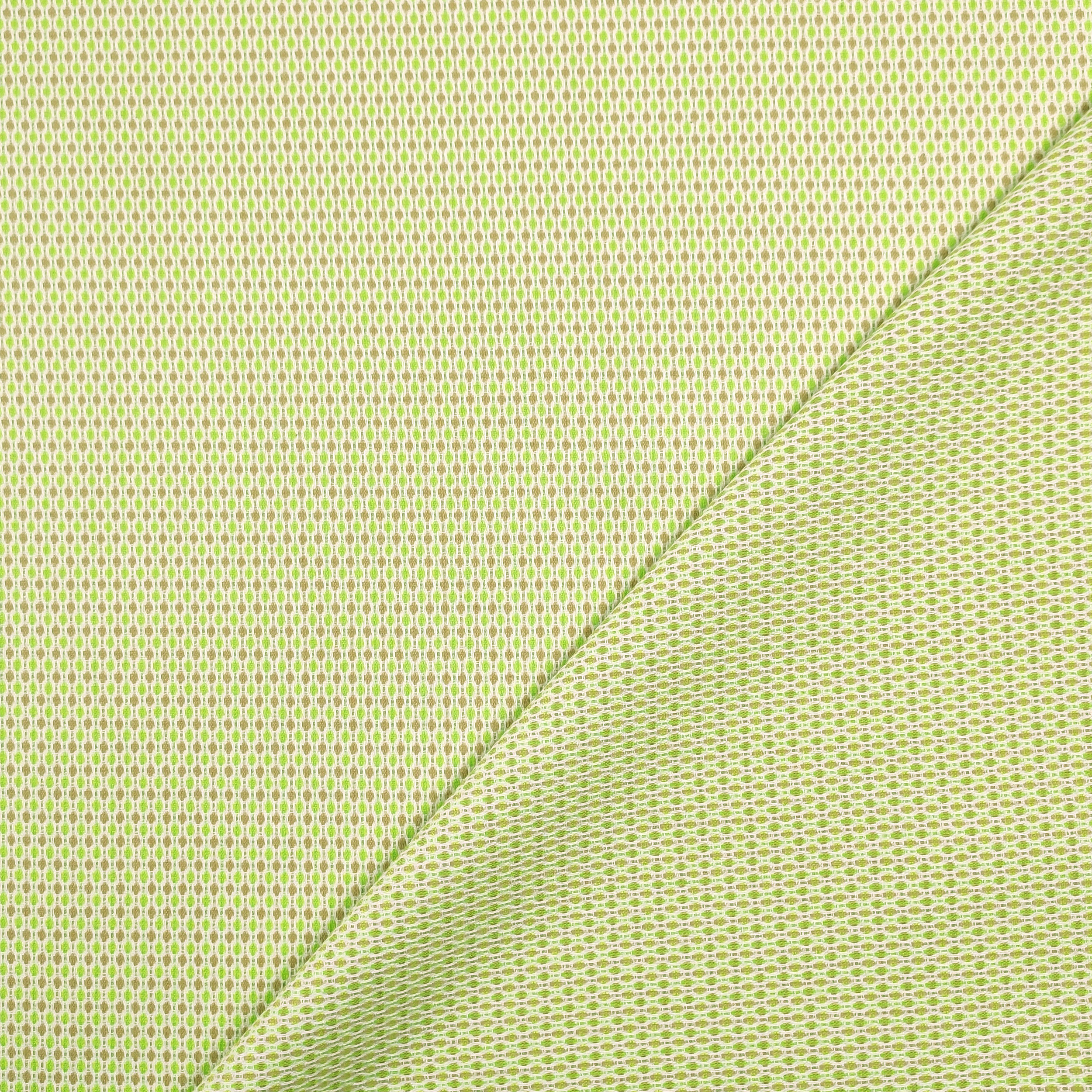 Tessuto Elasticizzato Microfantasia Verde Prato