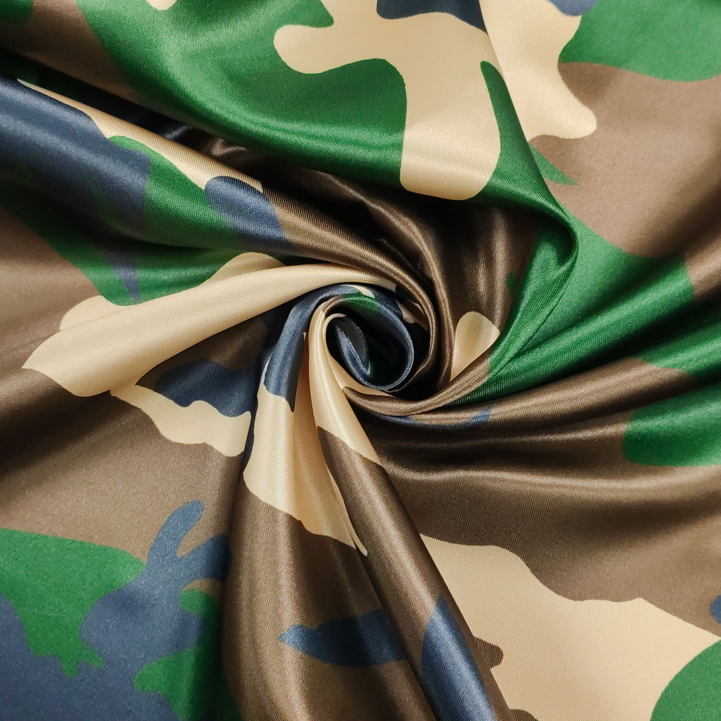 Tessuto Raso Carnevale Militare