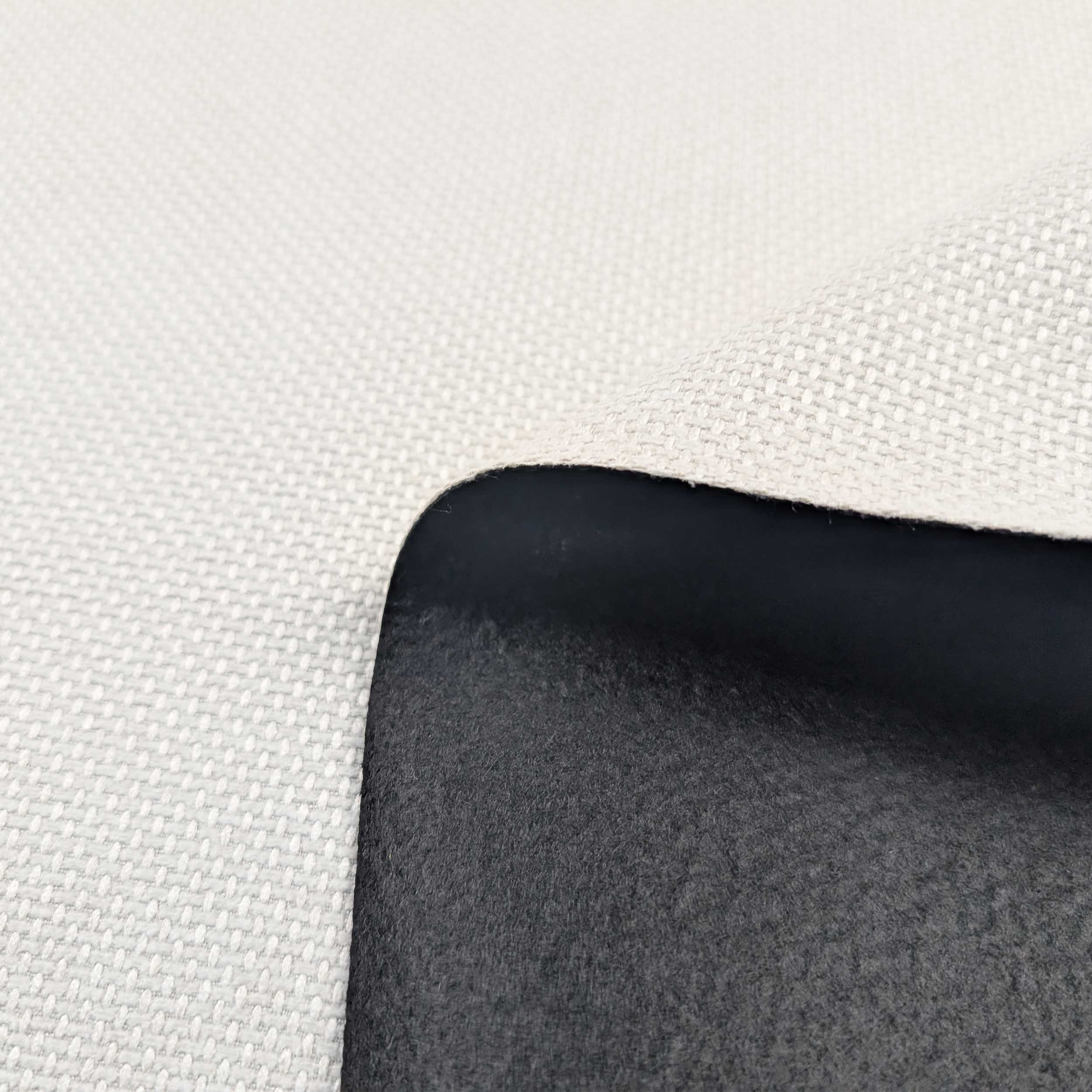 Tessuto Arredo Trama Melange Bianco Image