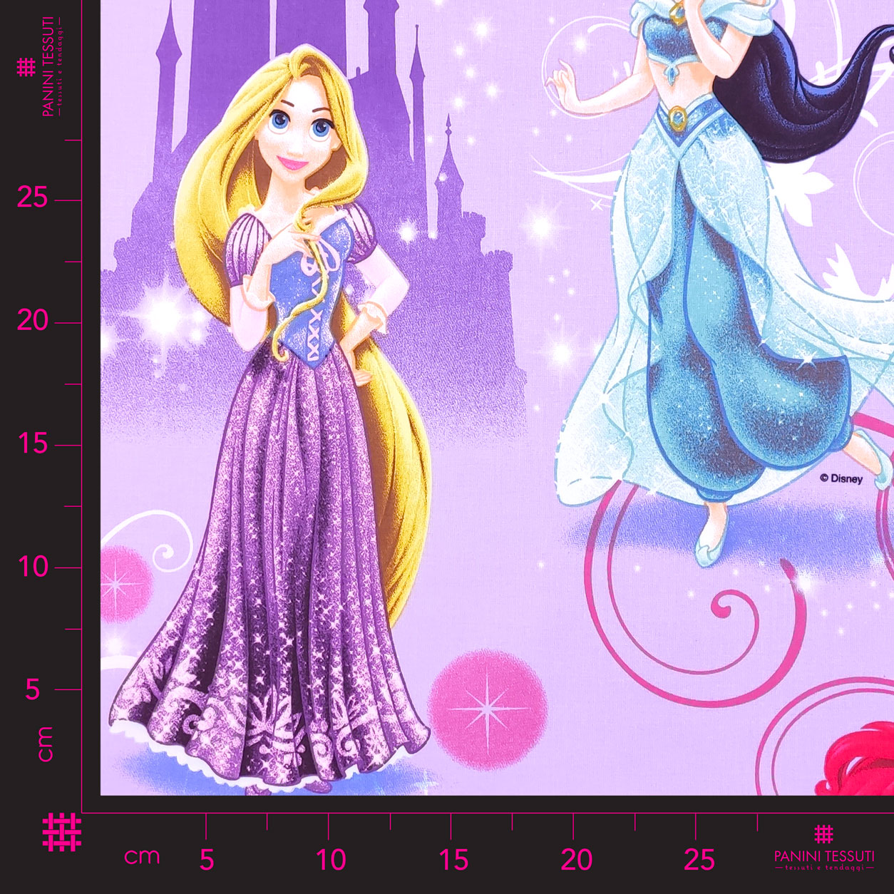 tessuto-leggero-in-cotone-disney-principesse-viola