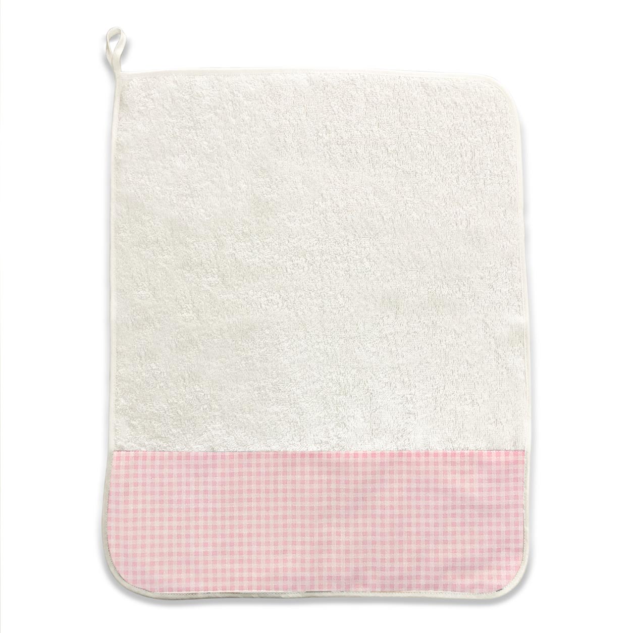 Asciugamano Grande Quadretti Rosa