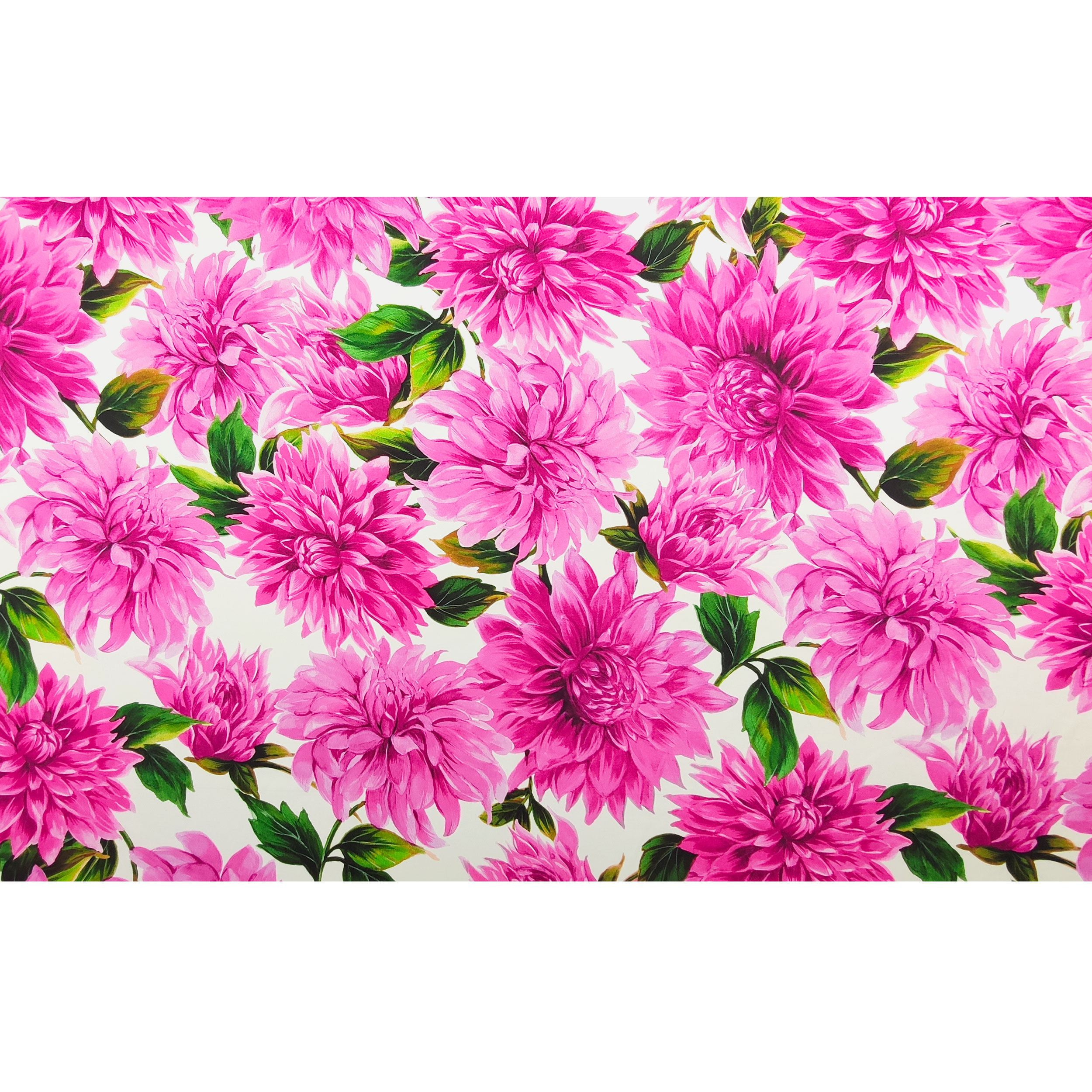 Tessuto Rasetto Alta Moda Dalie Fuxia