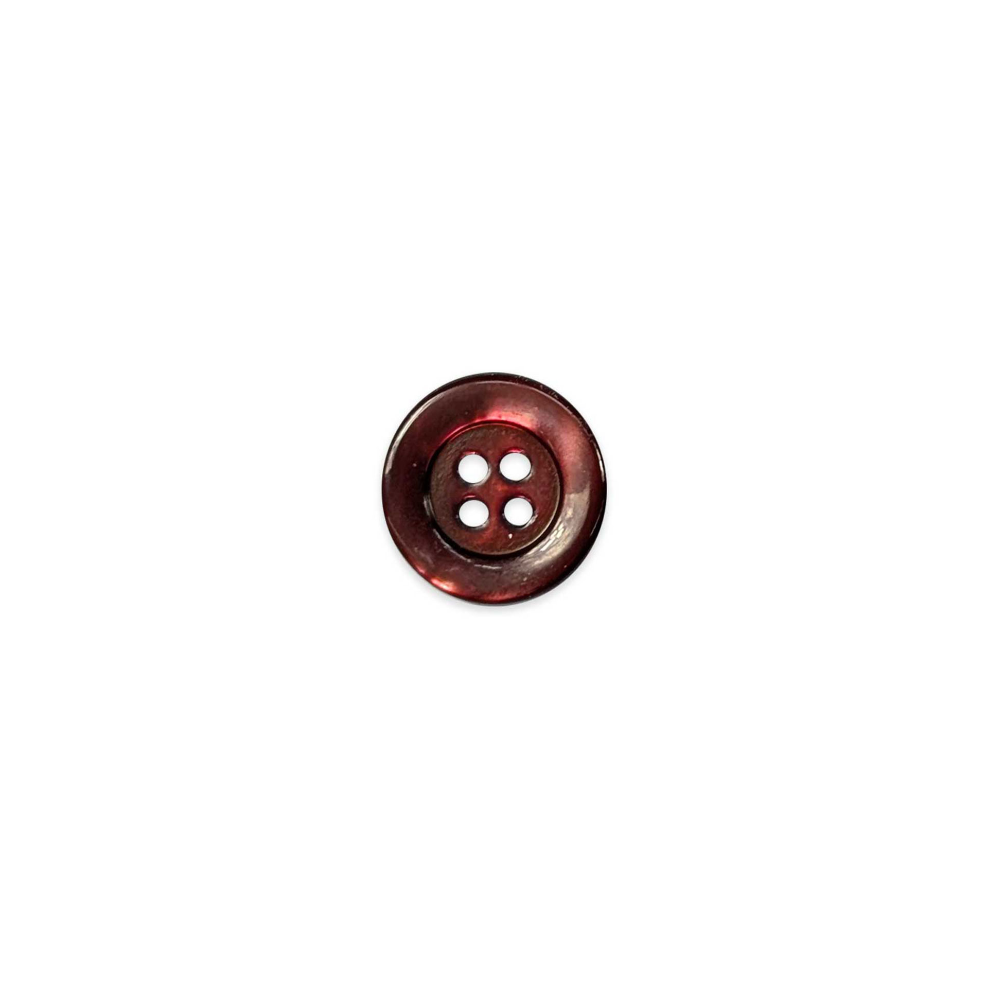 Bottone Madreperla 4 Fori Bordeaux Lin 24 Image
