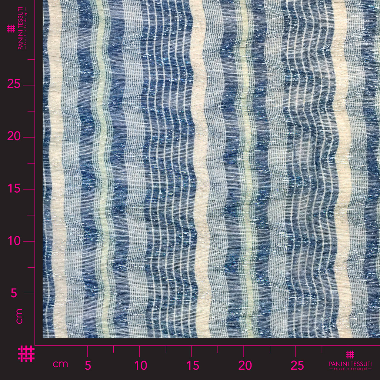 tessuto-sintetico-righe-toni-blu-e-lurex