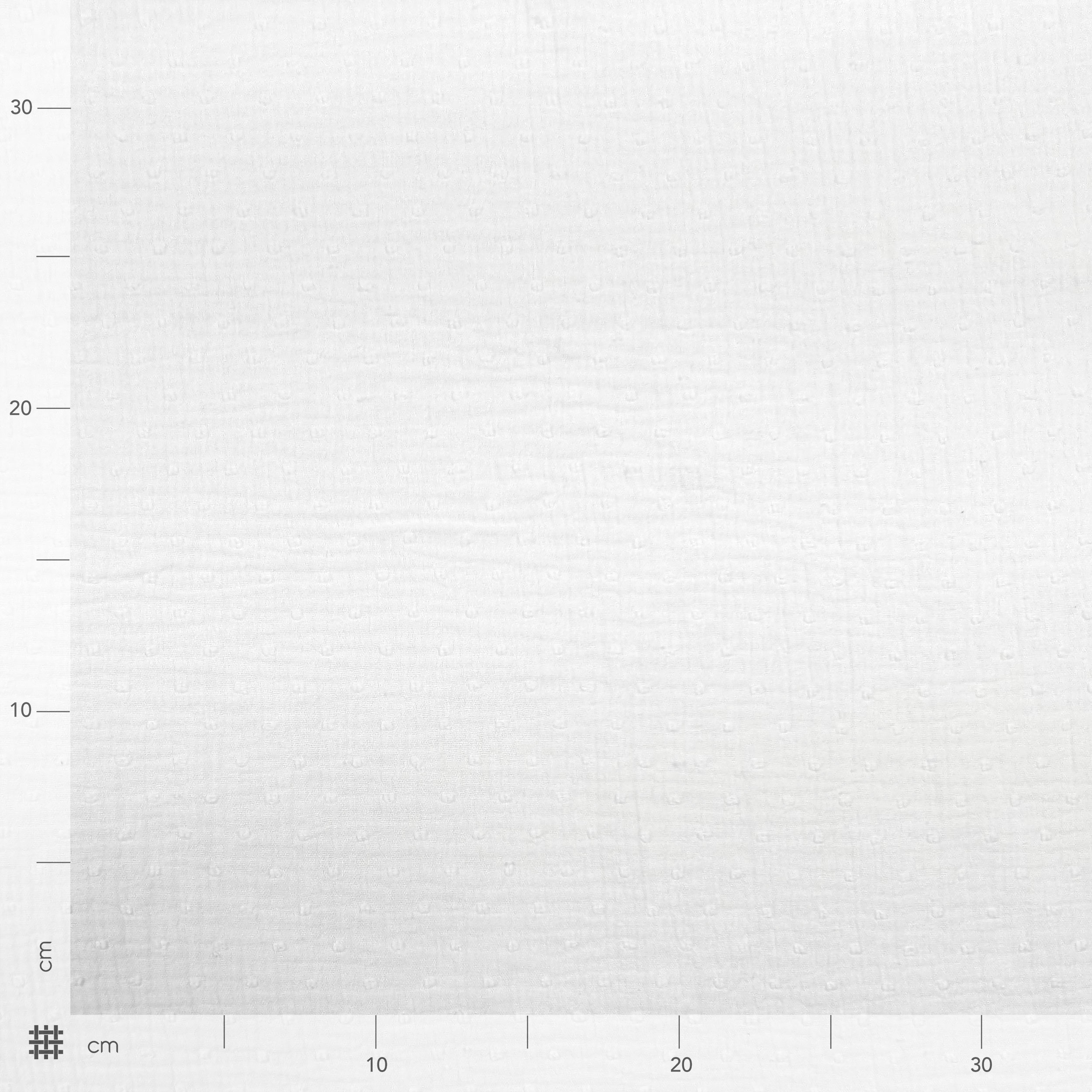 Mussola Cotone Plumetis Bianco Ottico Image