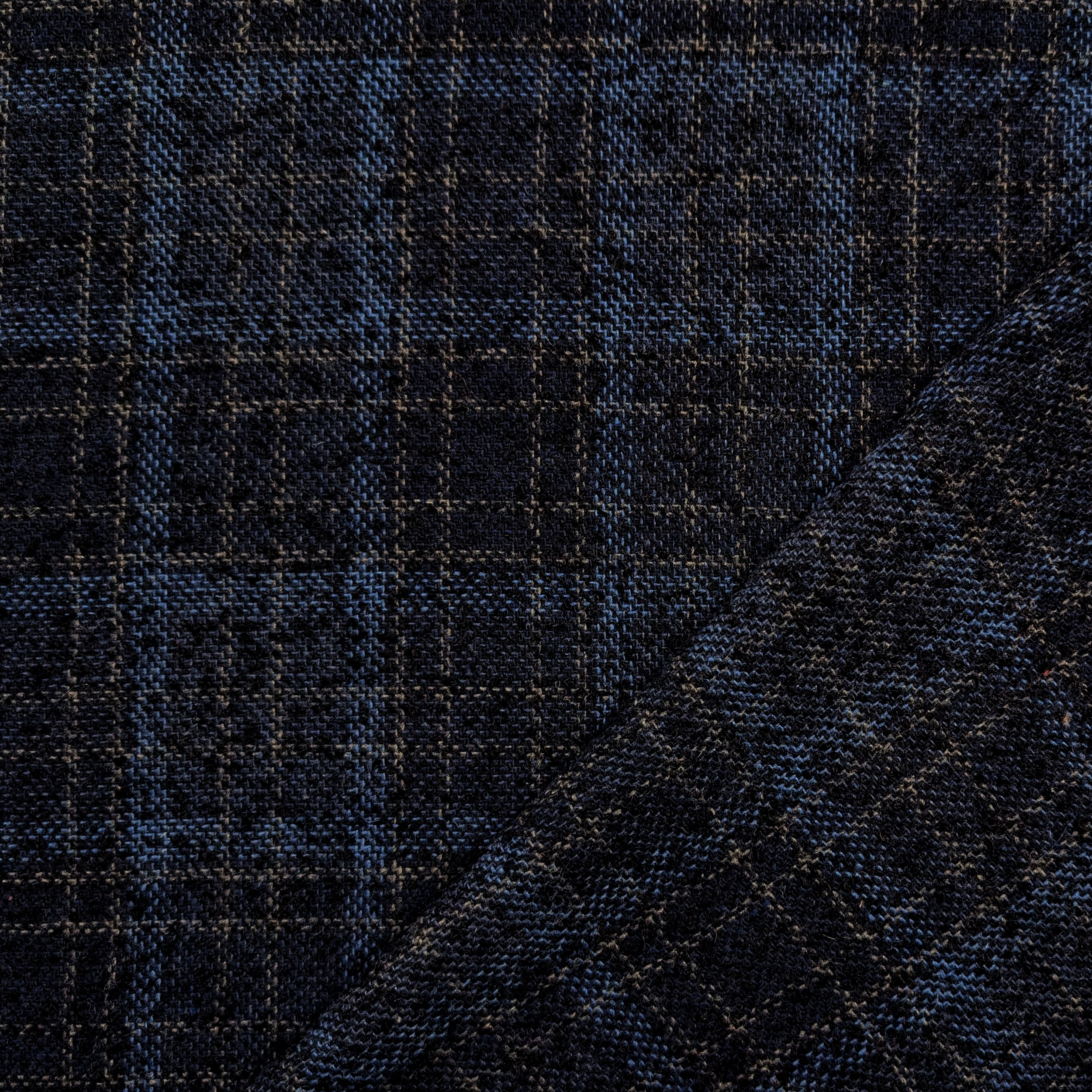 Tweed Tartan Blu Scuro Image