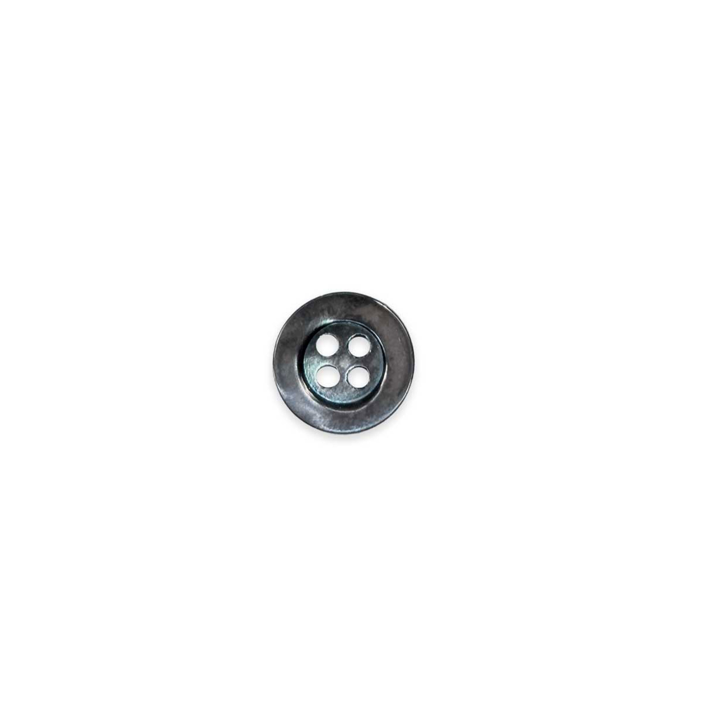 Bottone Madreperla 4 Fori Grigio Scuro Lin 20 Image