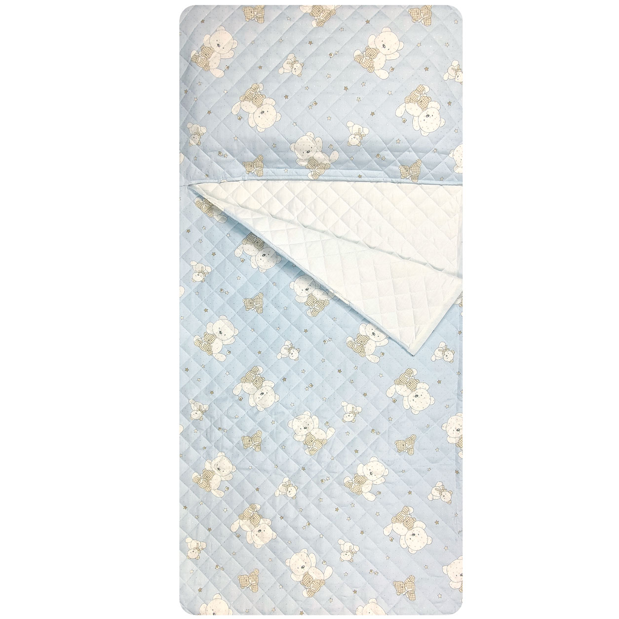 sacco nanna invernale lurex orsetti azzurro (1)