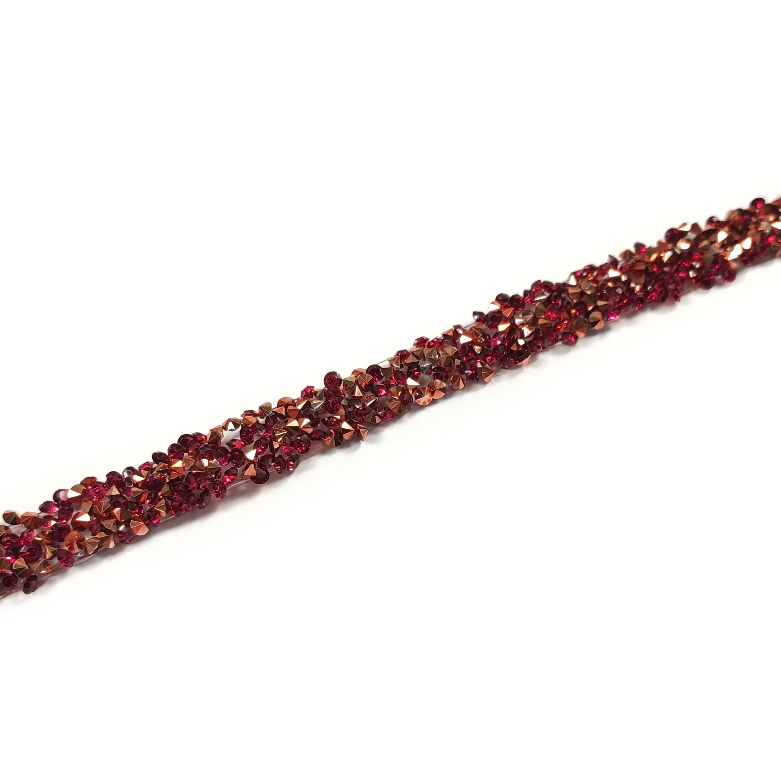 Passamaneria Perle e Strass tipo Swarovski Termoadesiva Image