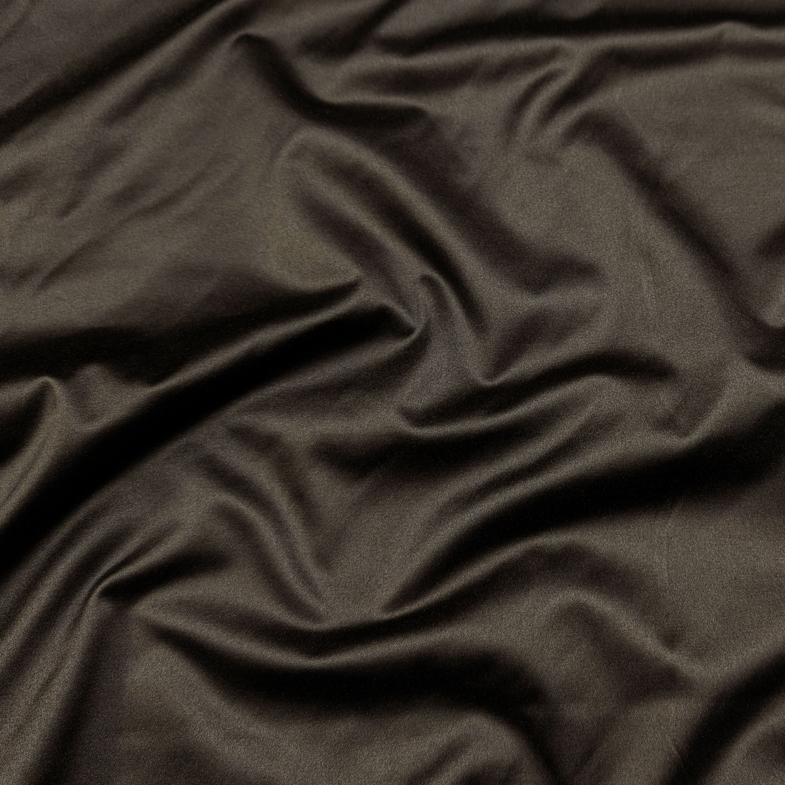 Raso di Cotone Elasticizzato Marrone Image