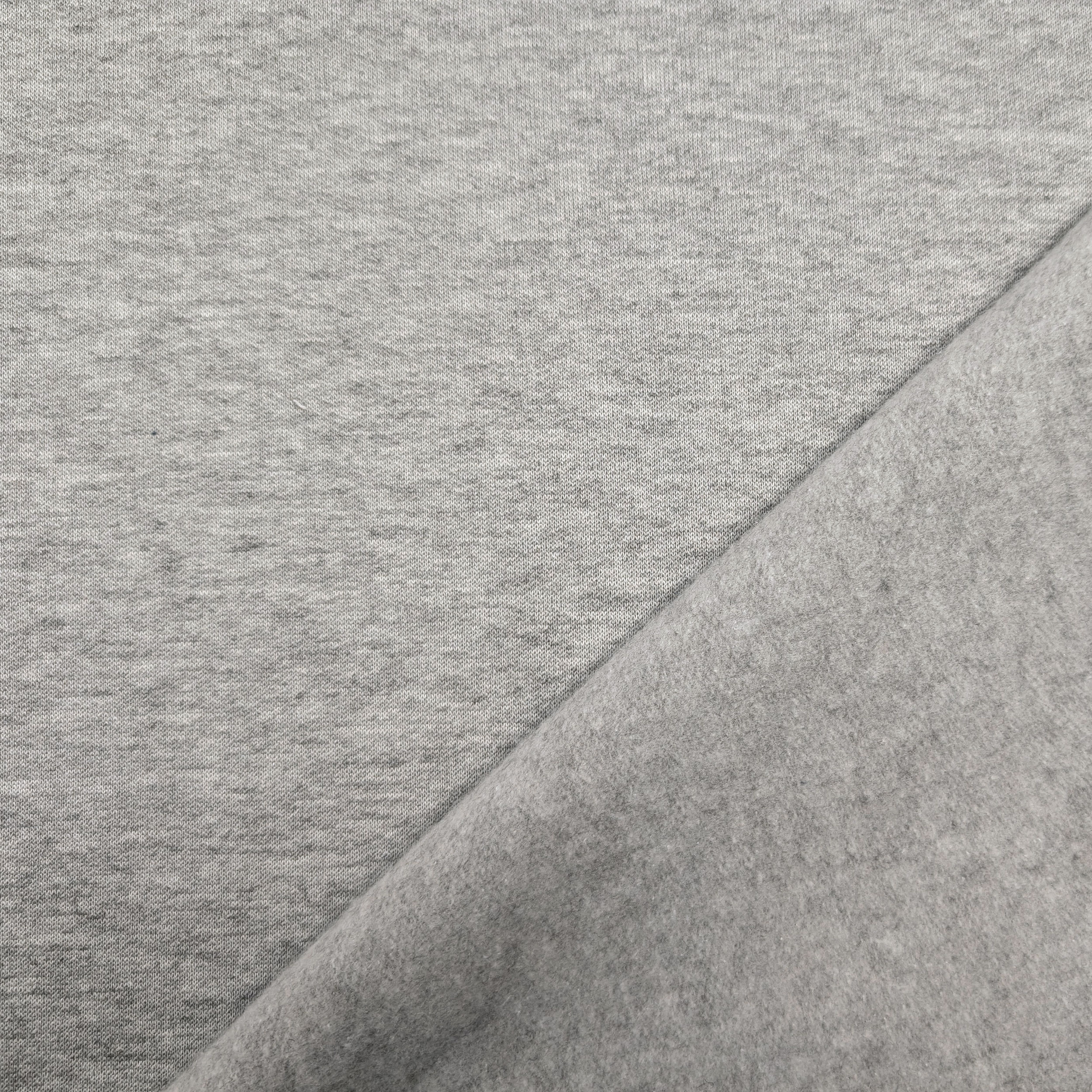 Felpa Cotone Invernale Grigio Chiaro Melange Image