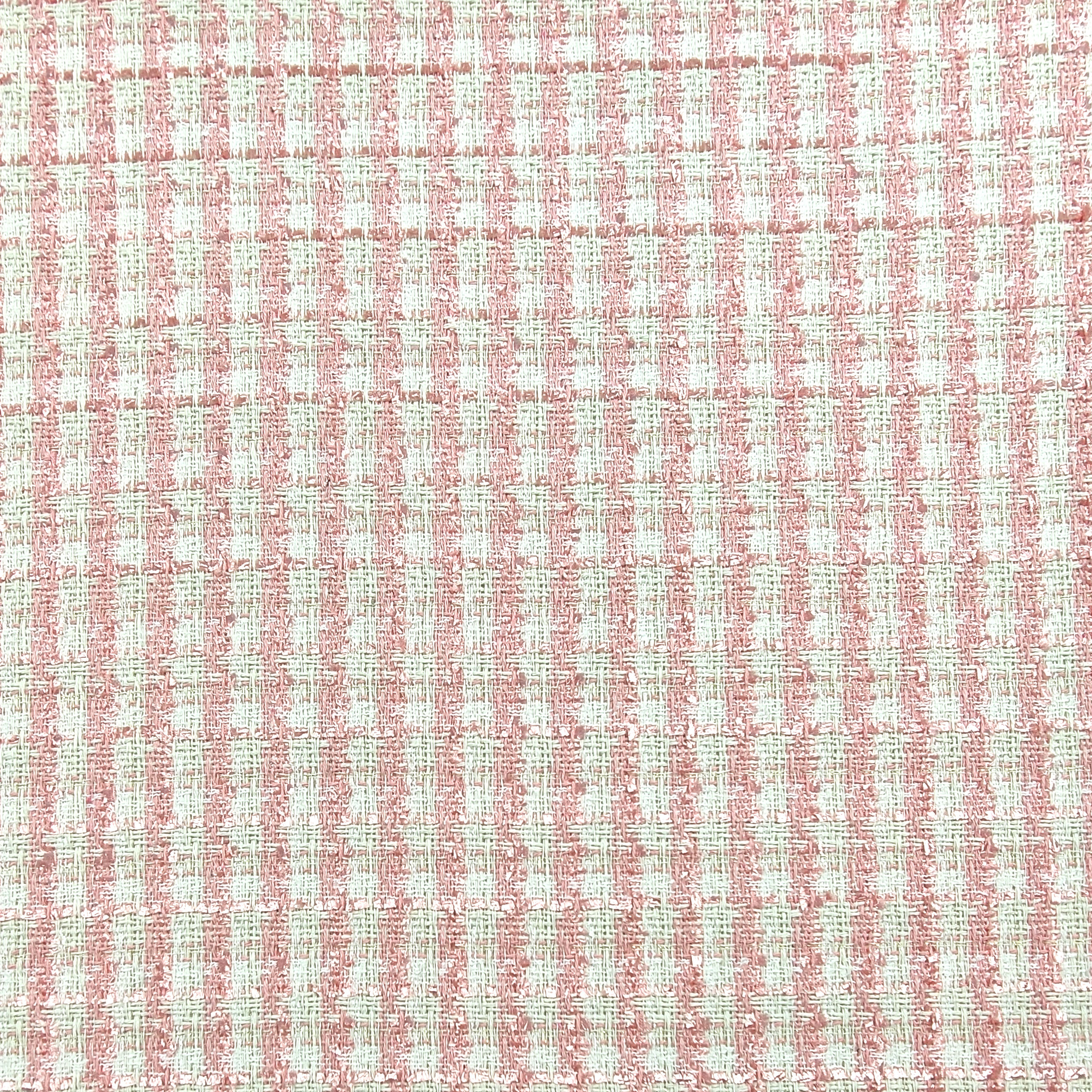 Tweed Alta Moda Rosa Bianco Lurex