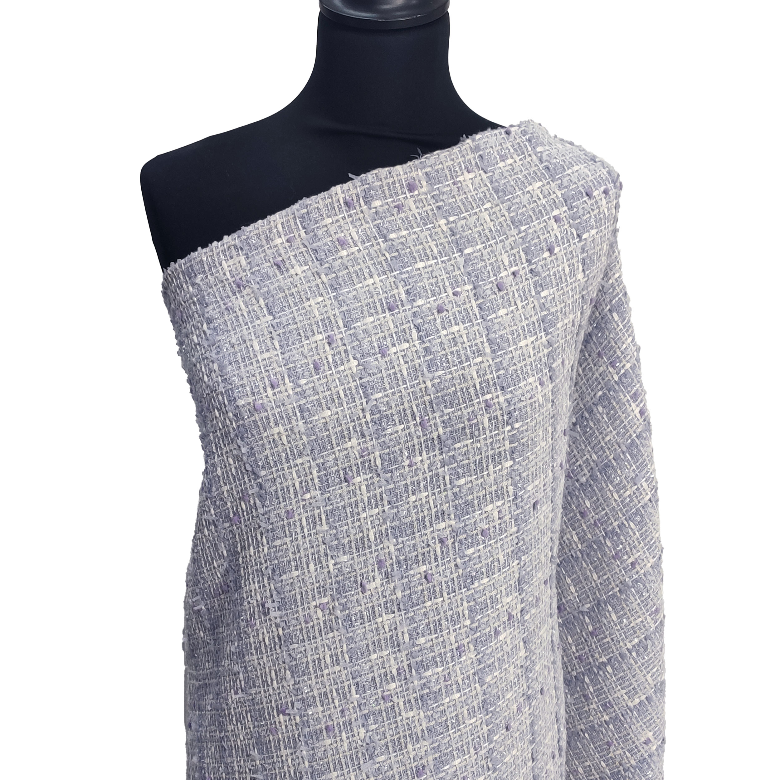 Tessuto Jacquard Moda Lilla Image